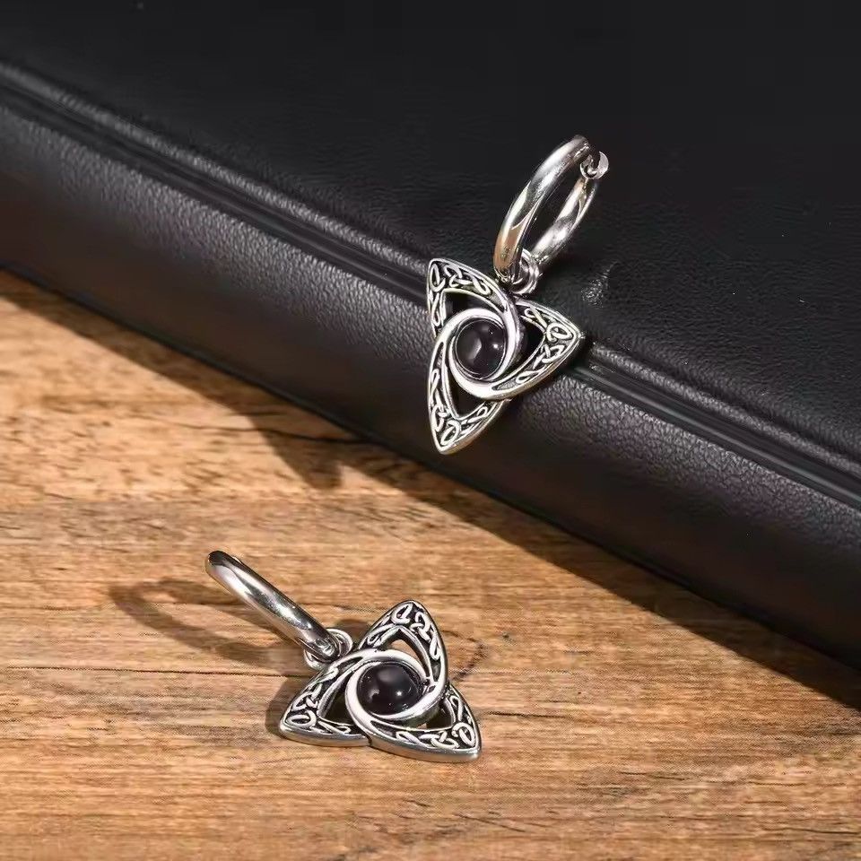 Jewelry Moonstone Hoop Earrings Size ONE SIZE - 8 Thumbnail
