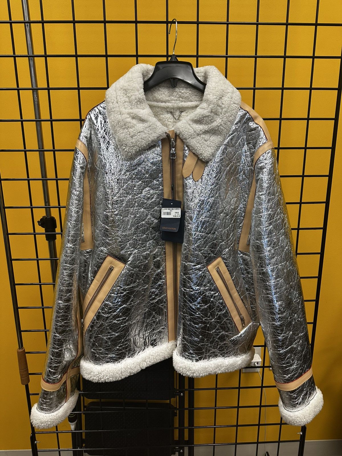 Louis Vuitton Louis Vuitton Monogram Mirror Shearling Jacket Size US XXL / EU 58 / 5 - 1 Thumbnail