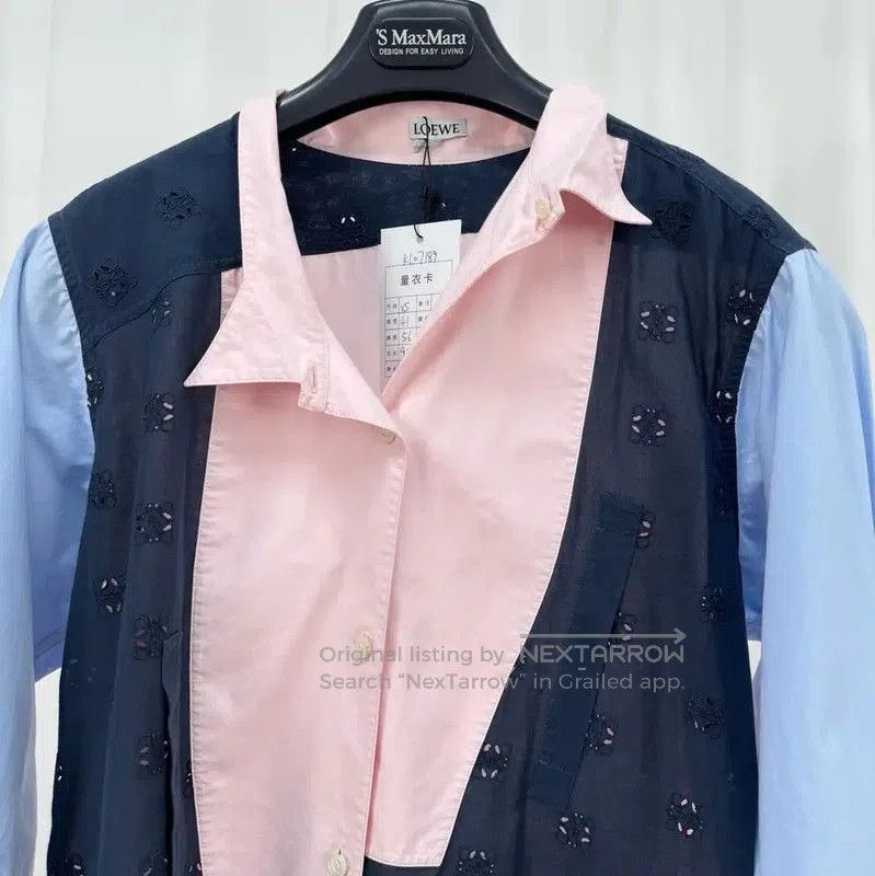 Loewe Loewe Multicolor Embroidered Long Sleeve Shirt . Size XS / US 0-2 / IT 36-38 - 3 Thumbnail