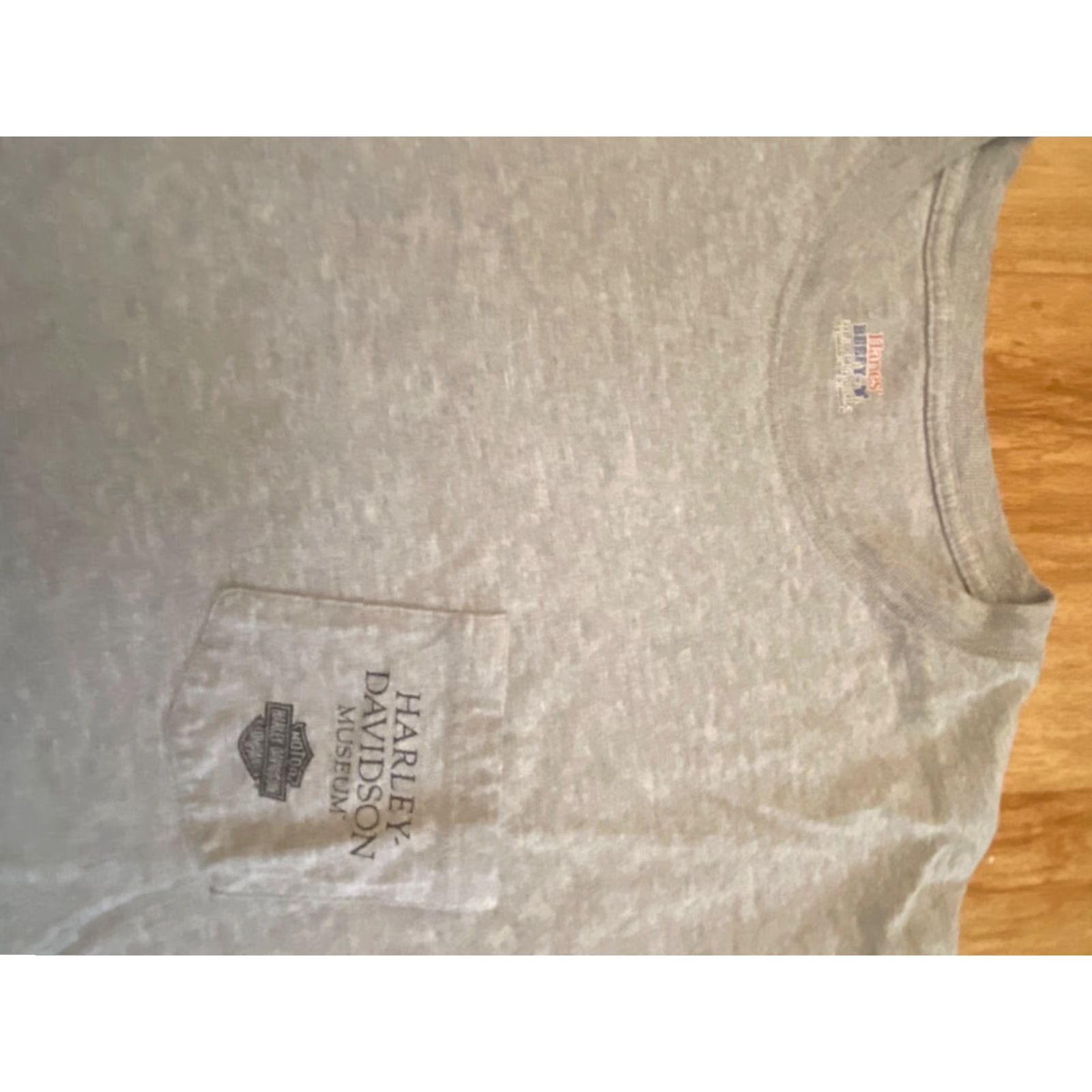 Harley Davidson Harley-Davidson Shirt Mens 3XL Gray Short Sleeve Crew Neck Logo Biker Motorcycle Vintage No Size US XXL / EU 58 / 5 - 4 Thumbnail