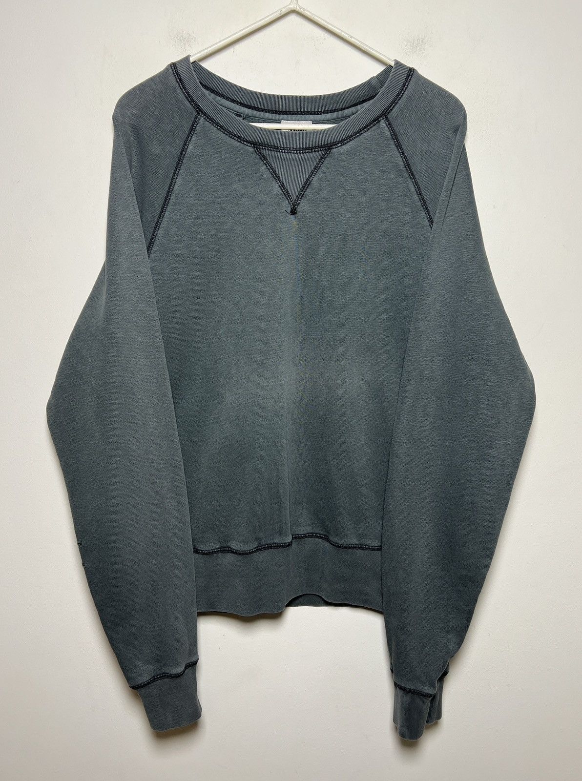 Acne Studios acne y2k washed green crewneck sweatshirt Size US M / EU 48-50 / 2 - 1 Thumbnail