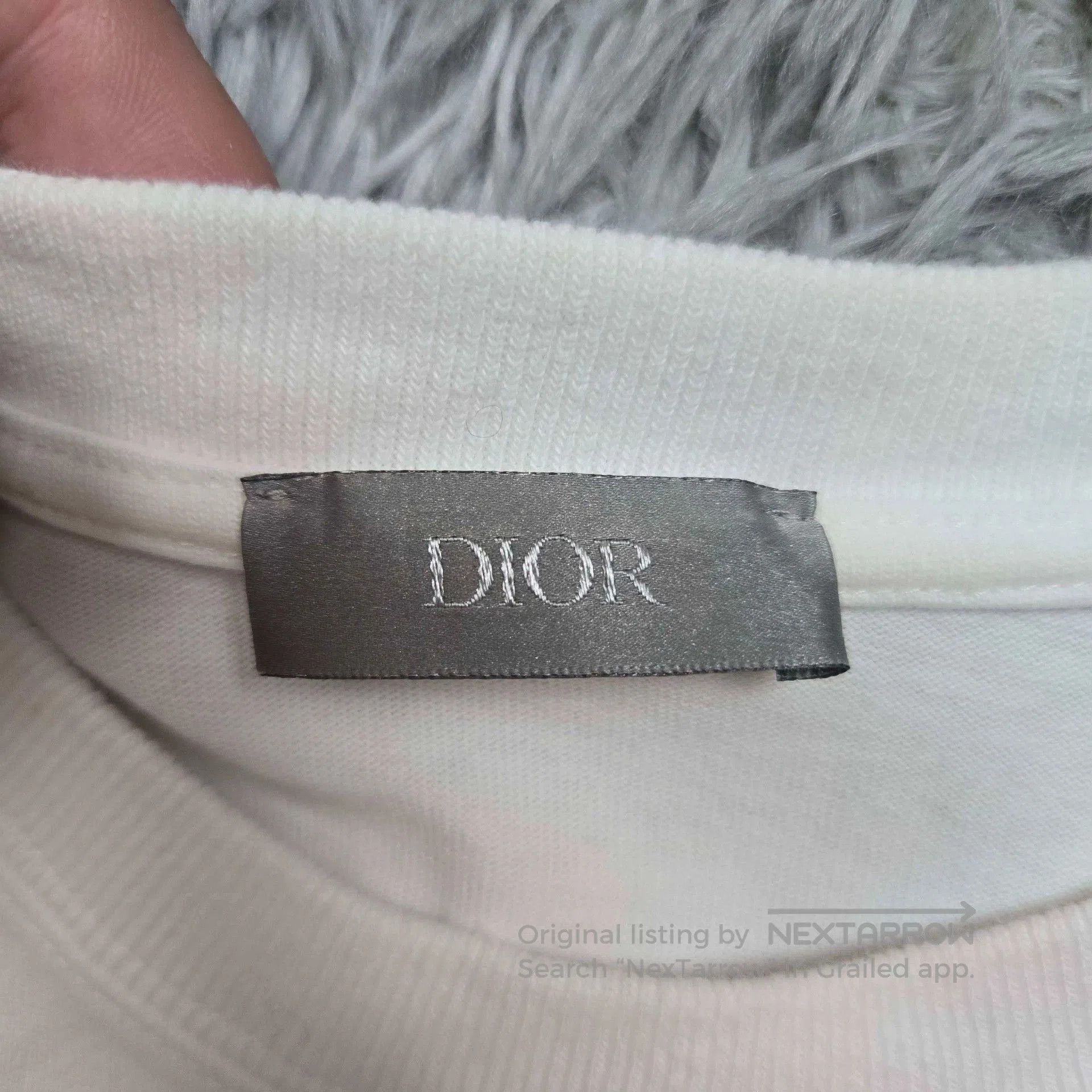 Dior dior embroidered logo heavy short sleeve shirt. Size US M / EU 48-50 / 2 - 4 Thumbnail
