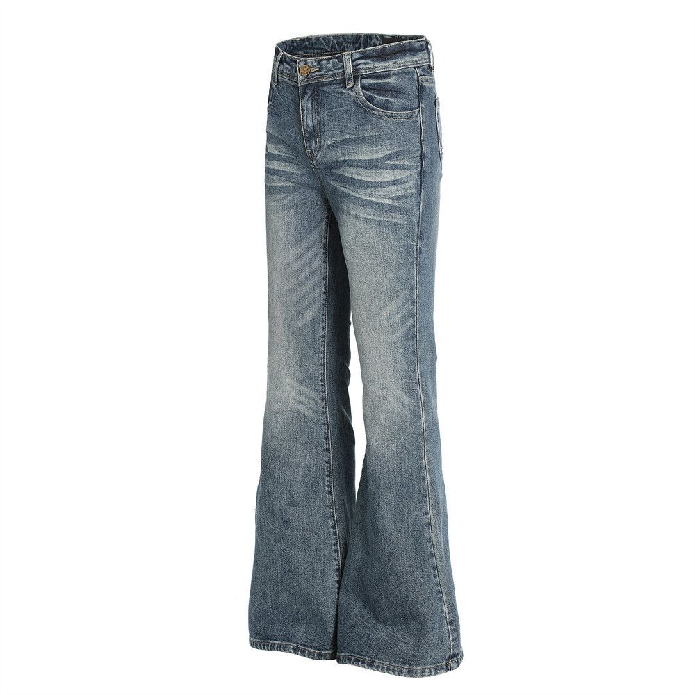 Japanese Brand × Vintage American style distressed washed flared jeans Size US 32 / EU 48 - 2 Thumbnail