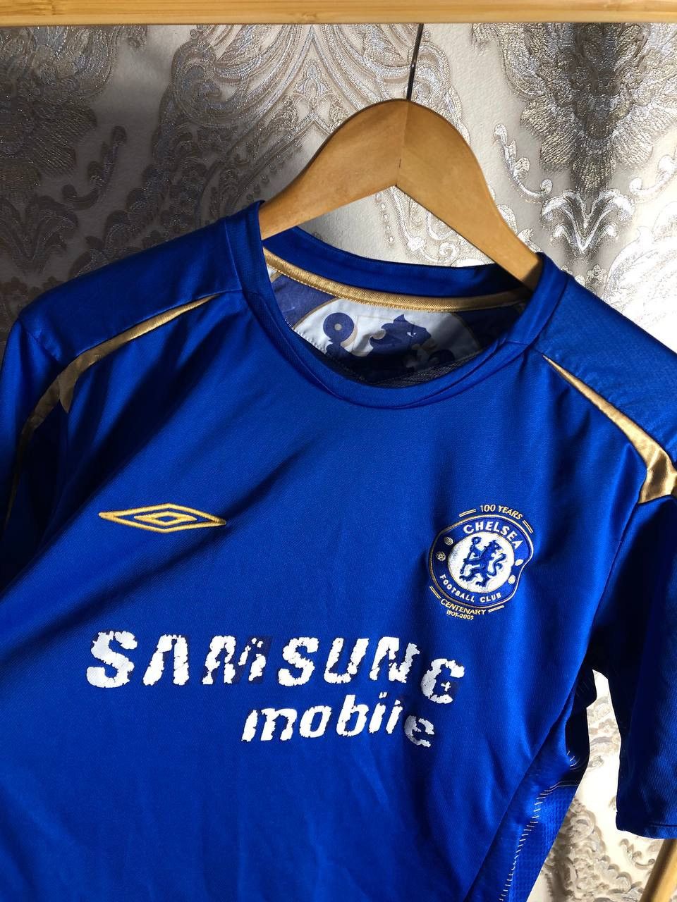 Umbro VINTAGE UMBRO FC CHELSEA LONDON ENGLAND SOCCER JERSEY RETRO Size US XL / EU 56 / 4 - 2 Thumbnail