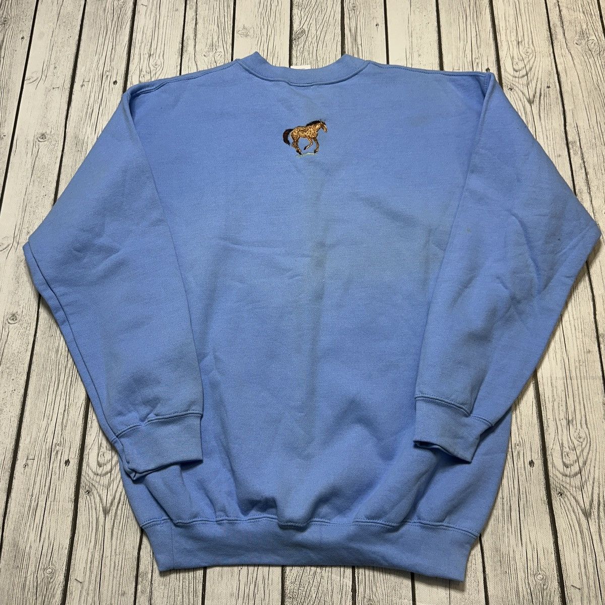 Gildan × Vintage Vintage Austin Horse Park sweatshirt Size US L / EU 52-54 / 3 - 2 Thumbnail