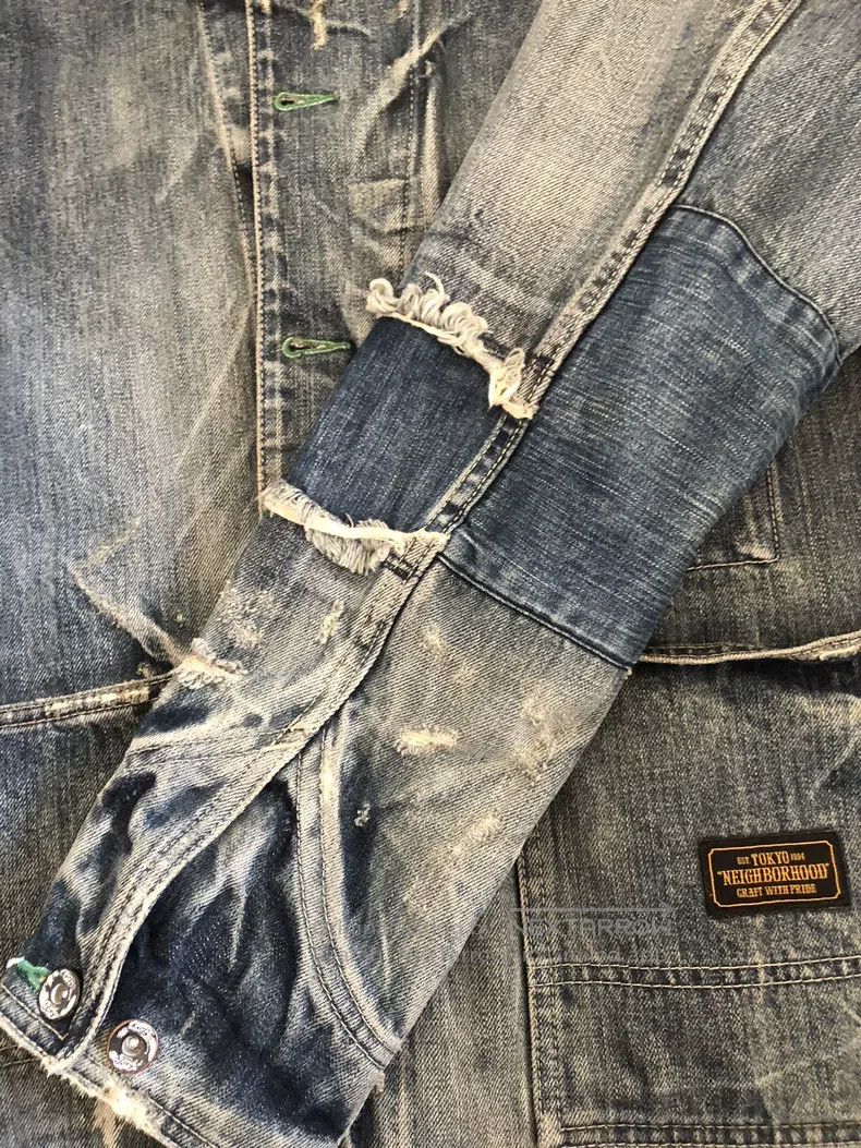 Neighborhood Neighborhood Denim Jacket Size M Size US M / EU 48-50 / 2 - 7 Thumbnail
