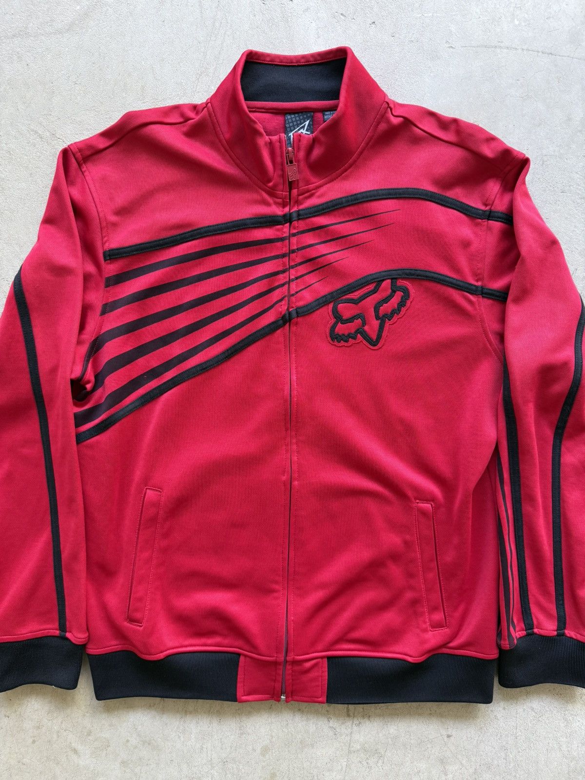 Fox Racing Vintage Fox Racing Zip Up Jacket Size US XL / EU 56 / 4 - 2 Thumbnail