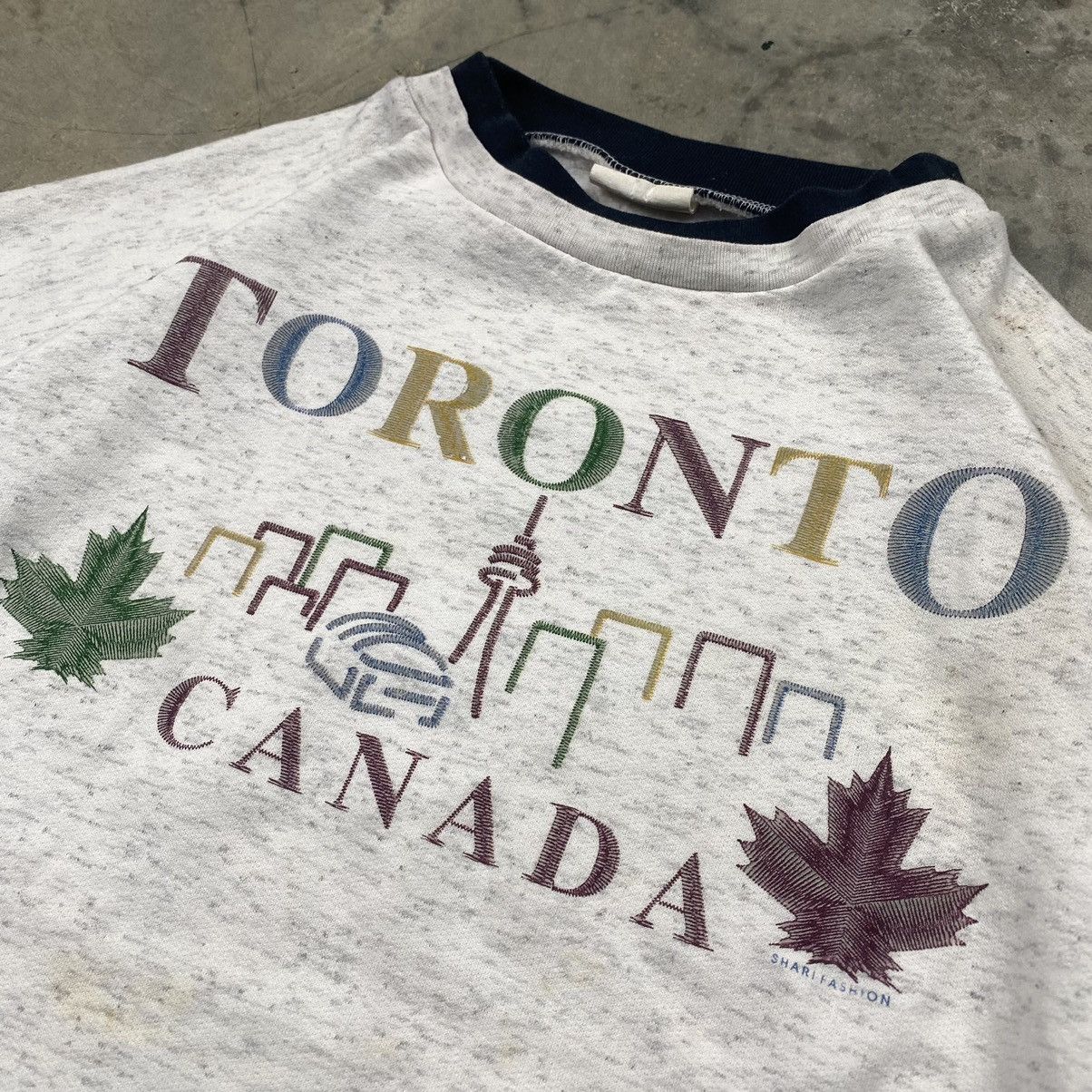 Vintage True 90s Toronto Canada Oversize Boxy Crewneck Size US M / EU 48-50 / 2 - 2 Thumbnail