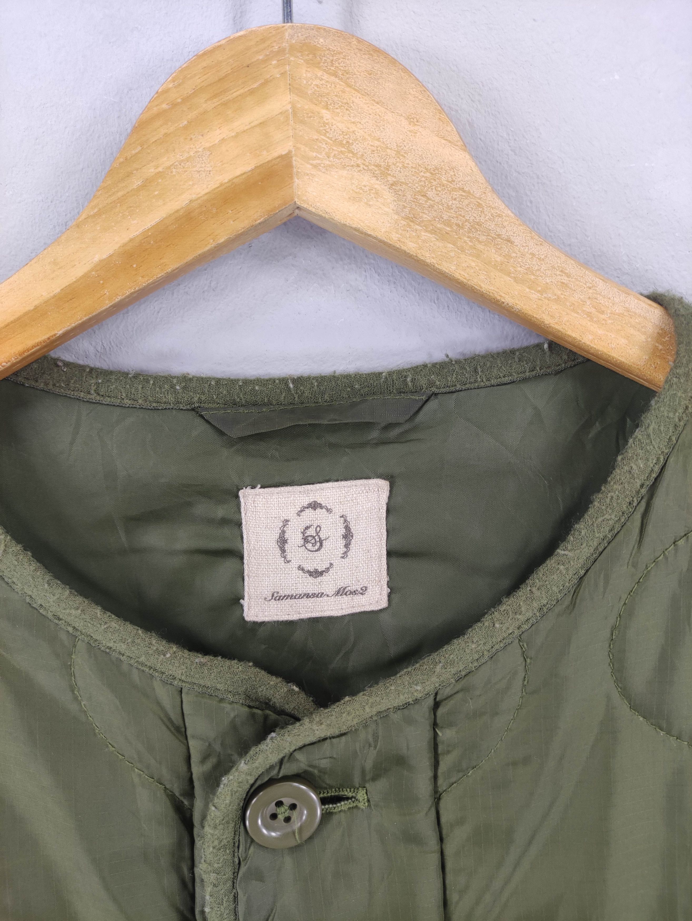 Japanese Brand Vintage samansa mos2 Quilted Jacket Size L / US 10 / IT 46 - 4 Thumbnail