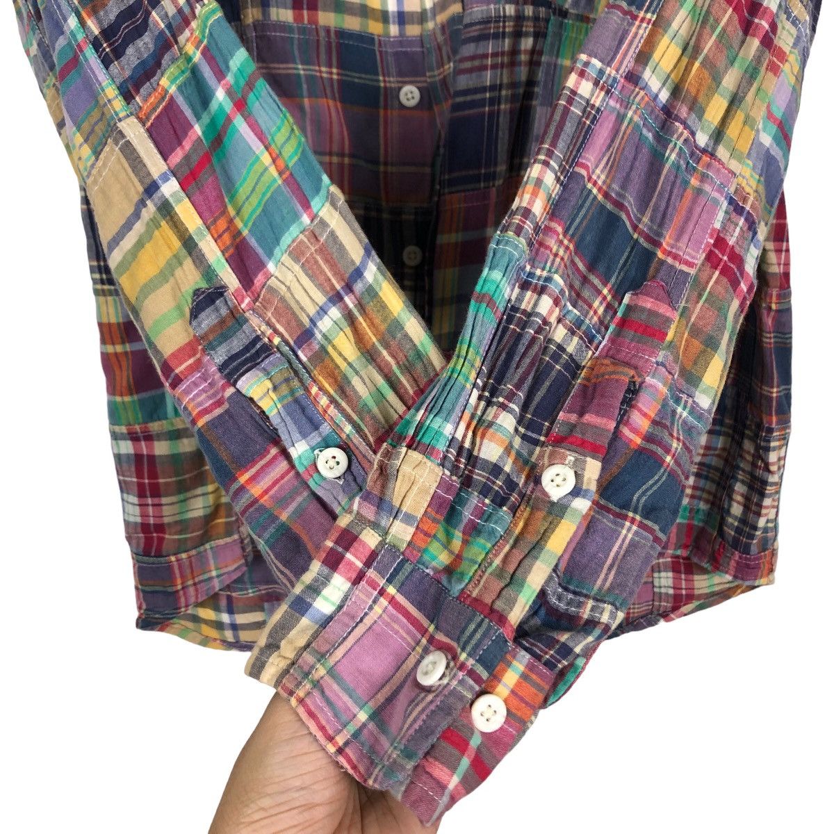 Japanese Brand 🔥Patch Work Tartan Design LRB Japan Issey Miyake Size US L / EU 52-54 / 3 - 12 Thumbnail