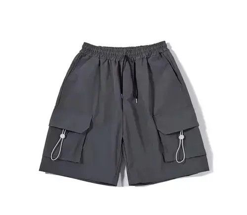 Other 21SS Indigo Union Japan Grey Worker Cargo Shorts Size US 32 / EU 48 - 1 Thumbnail