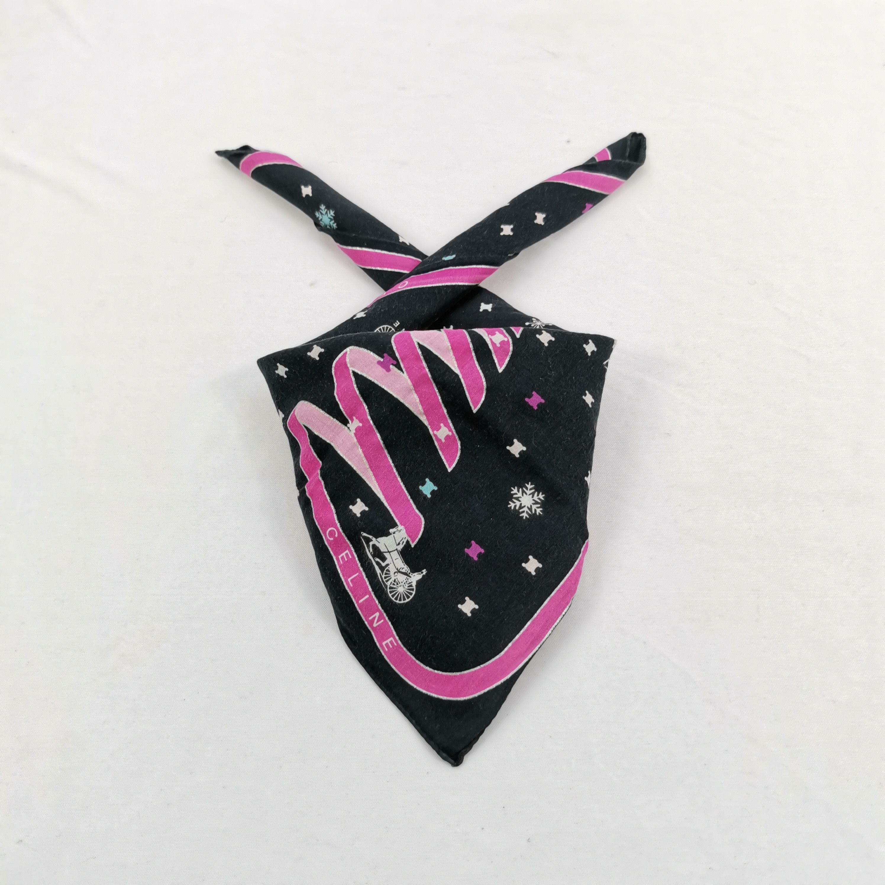 Celine Vintage Celine Handkerchief Neckerchief Bandana Scarf Size ONE SIZE - 4 Thumbnail