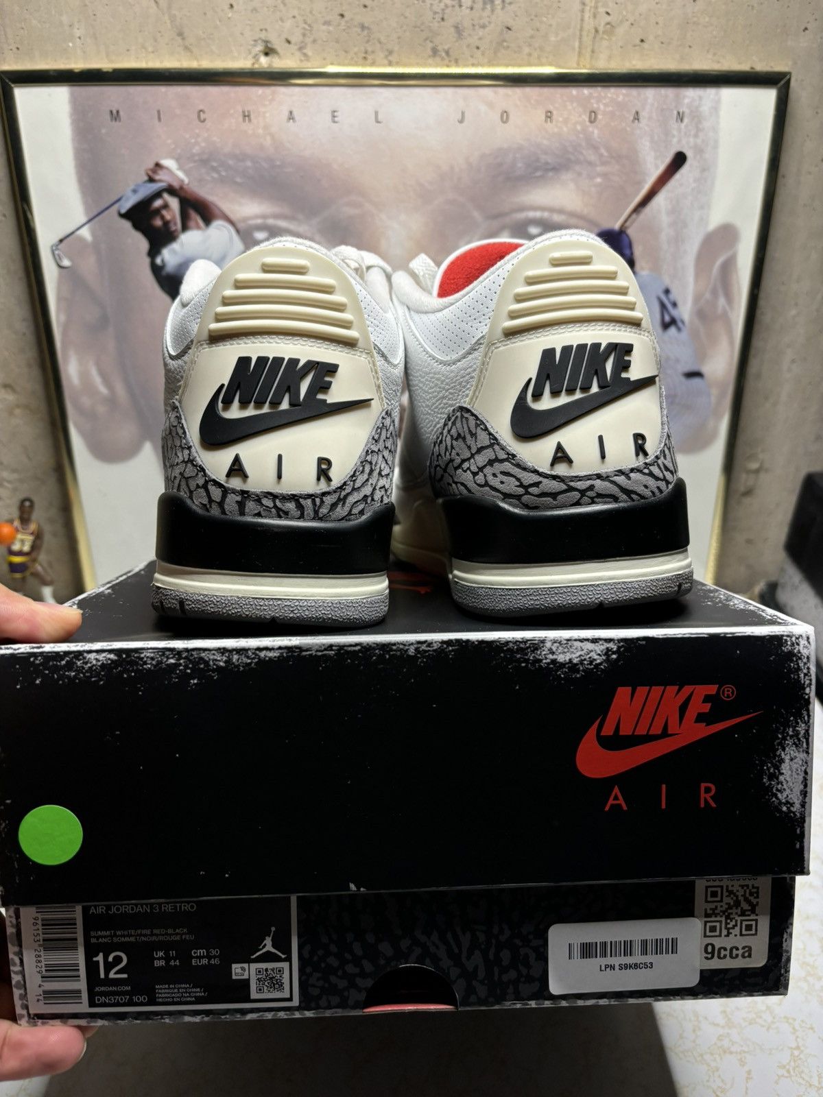 Jordan Brand Air Jordan 3 Retro cement reimagined Size US 12 / EU 45 - 7 Thumbnail