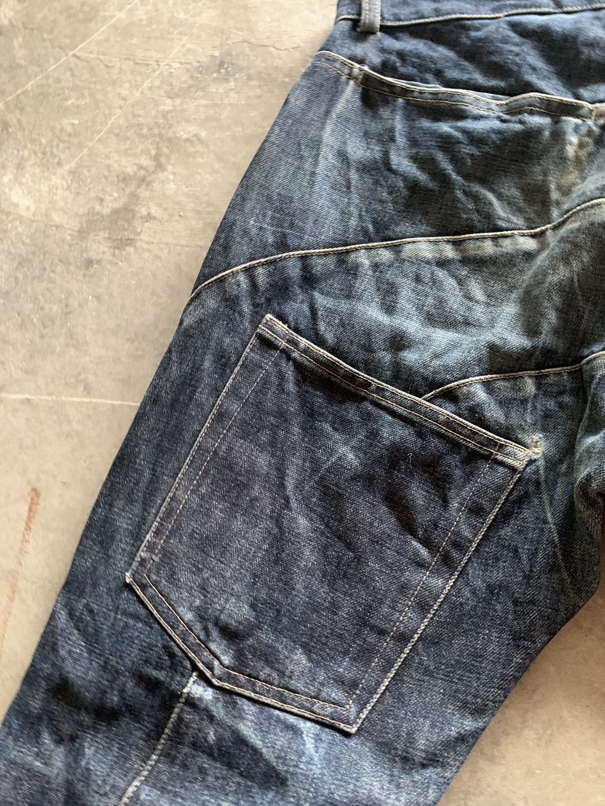 Beauty Beast × Designer × Japanese Brand 00s beauty beast multipocket denim rider style design Size US 33 - 8 Thumbnail