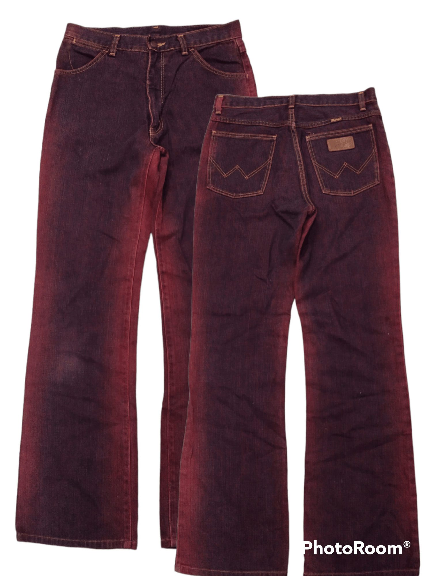 Wrangler FLARE SICK BLUE BELL WRANGLER MADE IN JAPAN Size US 29 - 1 Thumbnail