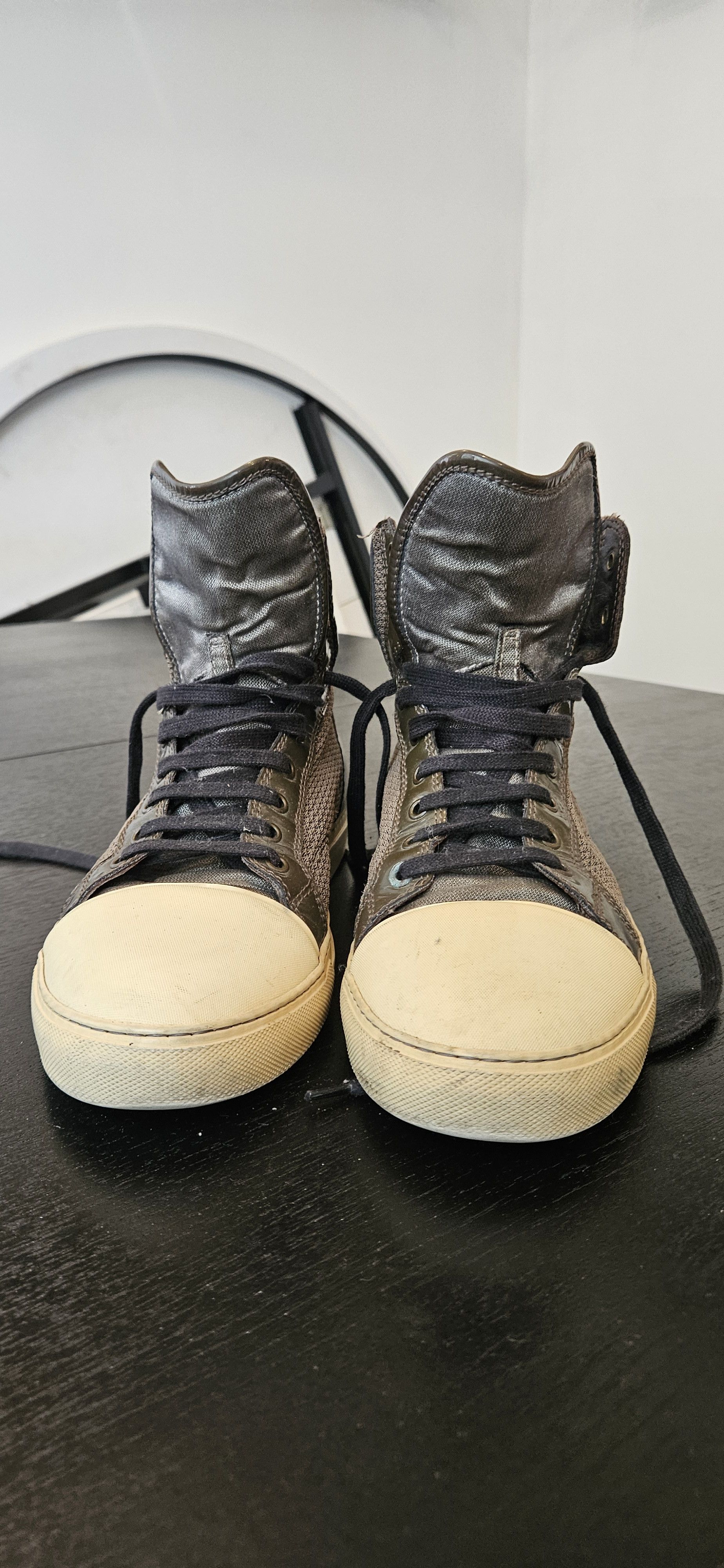 Lanvin Lanvin High-Top Sneakers with Laces - Size UK 8 Size US 9 / EU 42 - 10 Thumbnail