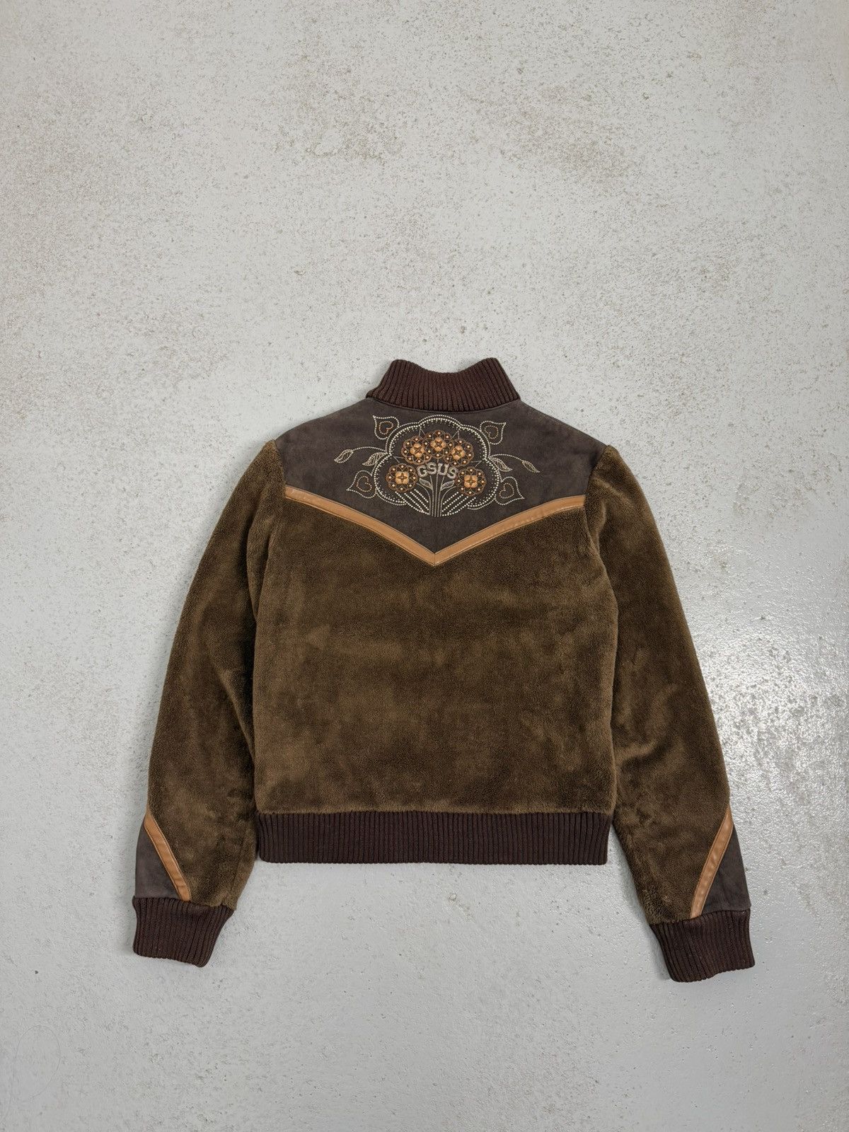 GSUS Sindustries Gsus Sindustries Teddy Suede Back Logo Bomber Size M / US 6-8 / IT 42-44 - 1 Thumbnail