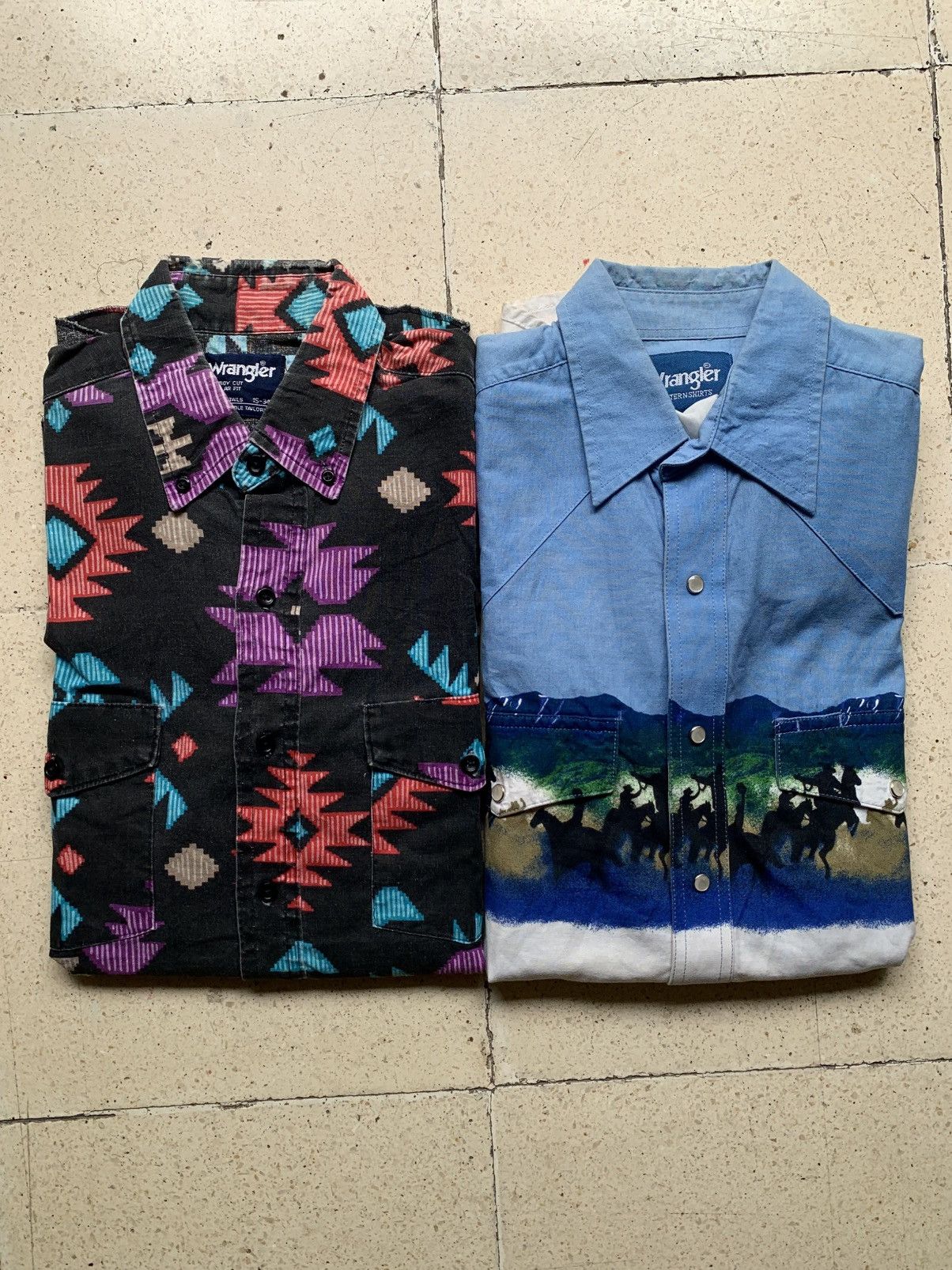 Wrangler Bundle wrangler brushpopper and western snap button Size US L / EU 52-54 / 3 - 1 Thumbnail