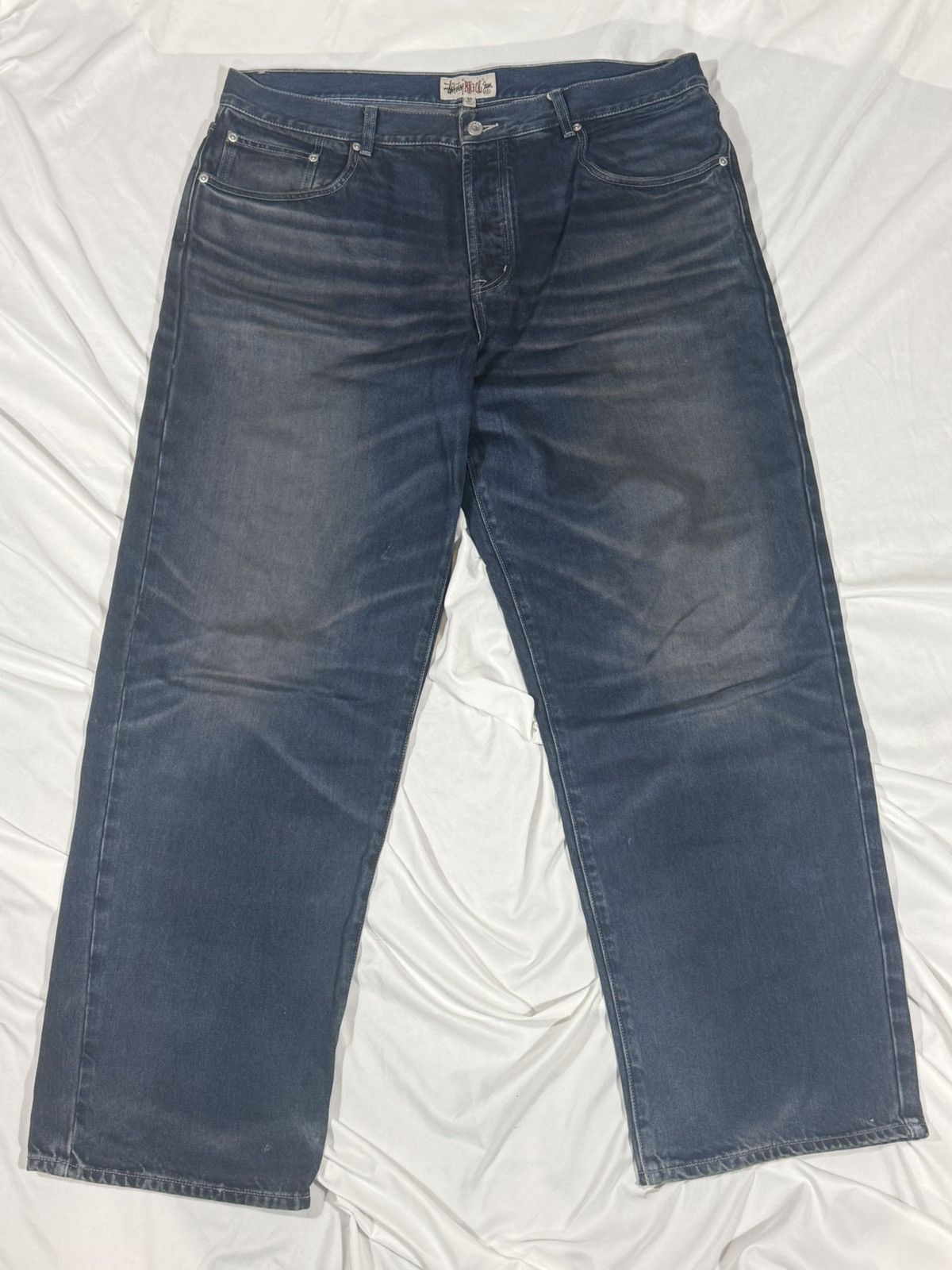 Stussy STUSSY BIG OL' JEAN VINTAGE WASH DENIM | Grailed