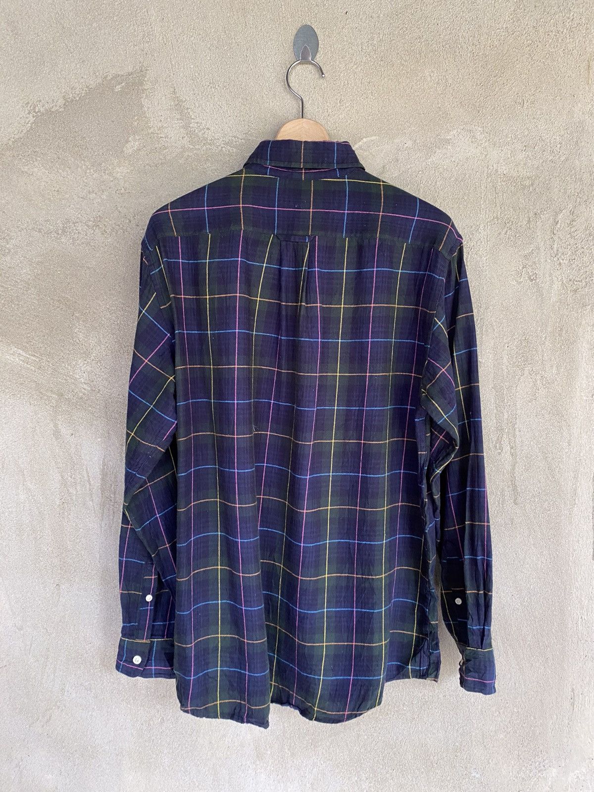SHIPS Japanese Brand Ships Rare Design Flannel Shirt Button Up Size US M / EU 48-50 / 2 - 7 Thumbnail