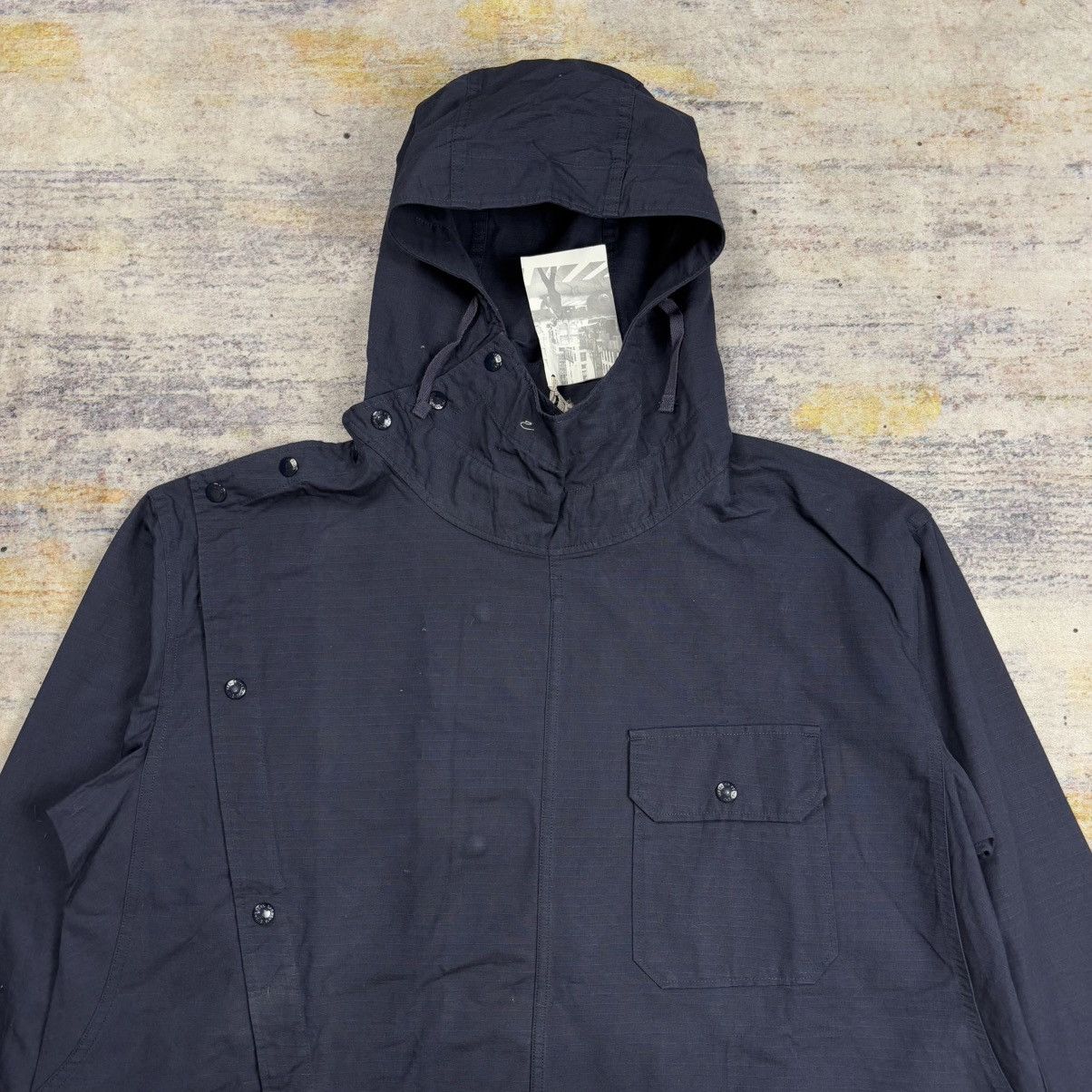 Engineered Garments Engineered Garment sonor asymmetrical snap front jacket Size US XL / EU 56 / 4 - 7 Thumbnail