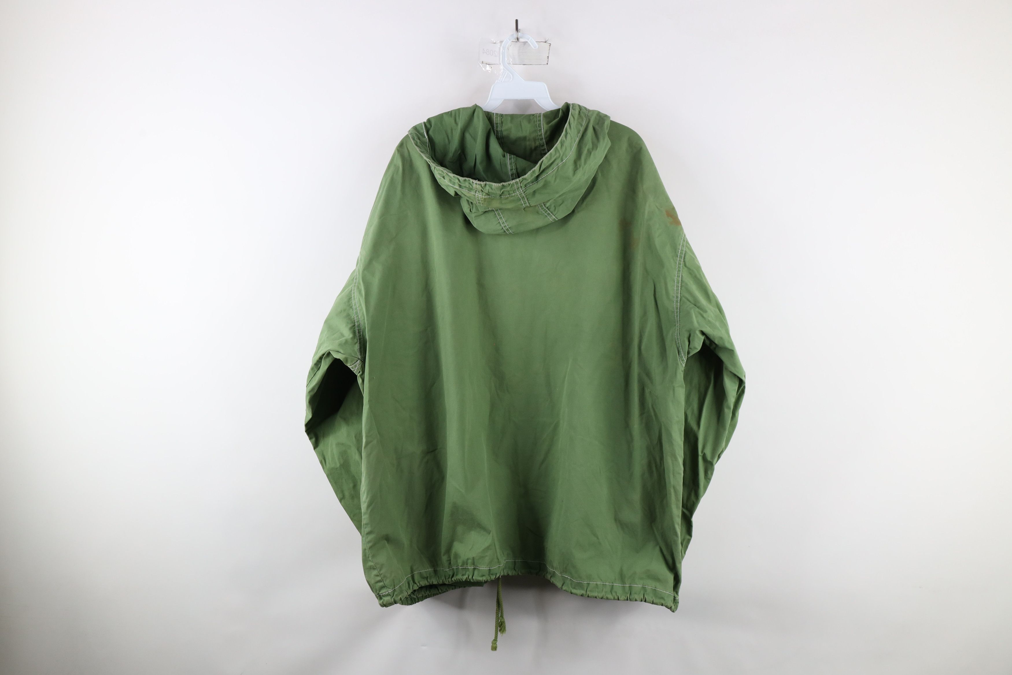 Gap × Vintage Vintage 90s Gap Hooded Pullover Anorak Jacket Green Size US XL / EU 56 / 4 - 11 Thumbnail