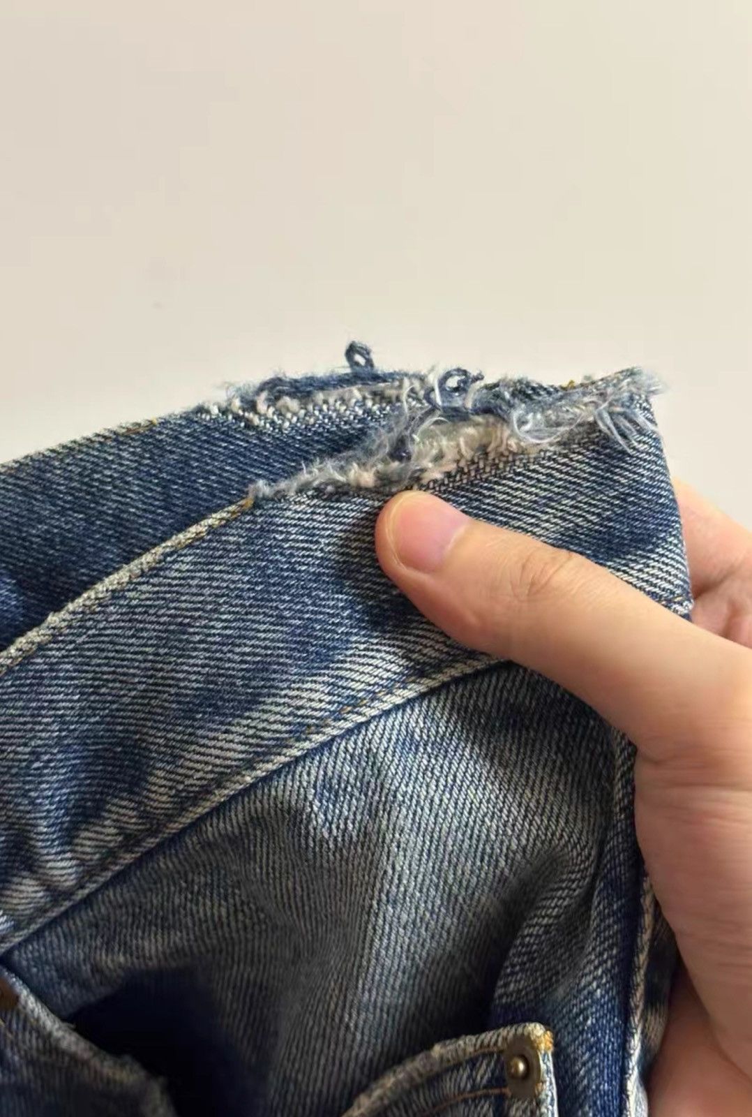 Saint Laurent Paris Saint Laurent Blue Washed Denim Shorts Size US 32 / EU 48 - 3 Thumbnail