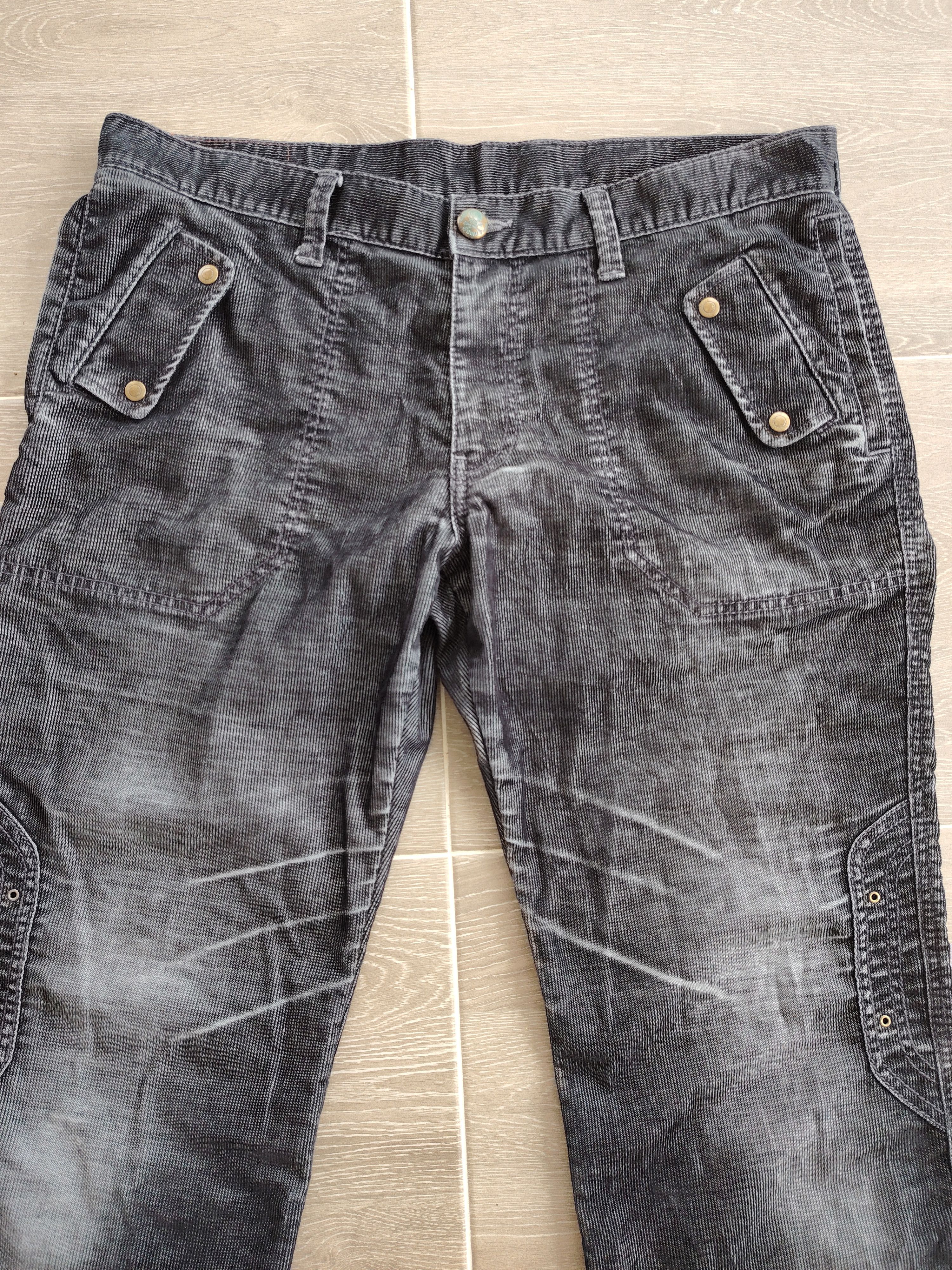 Japanese Brand Vintage Dual Skull Japanese Brand Cudroy Baggy Pants Size US 37 - 2 Thumbnail