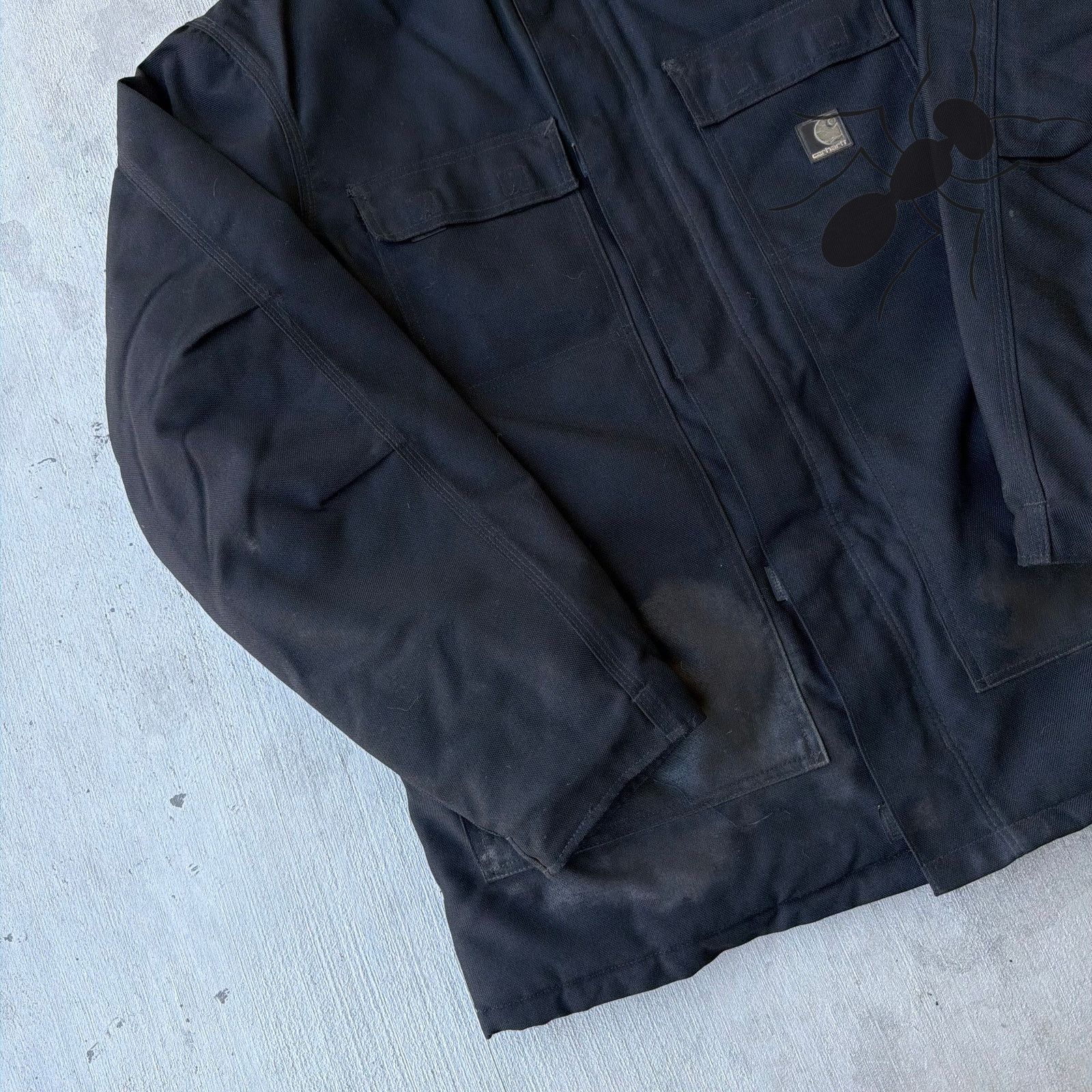 Carhartt × Vintage Carhartt C55 black arctic work wear jacket Size US L / EU 52-54 / 3 - 2 Thumbnail