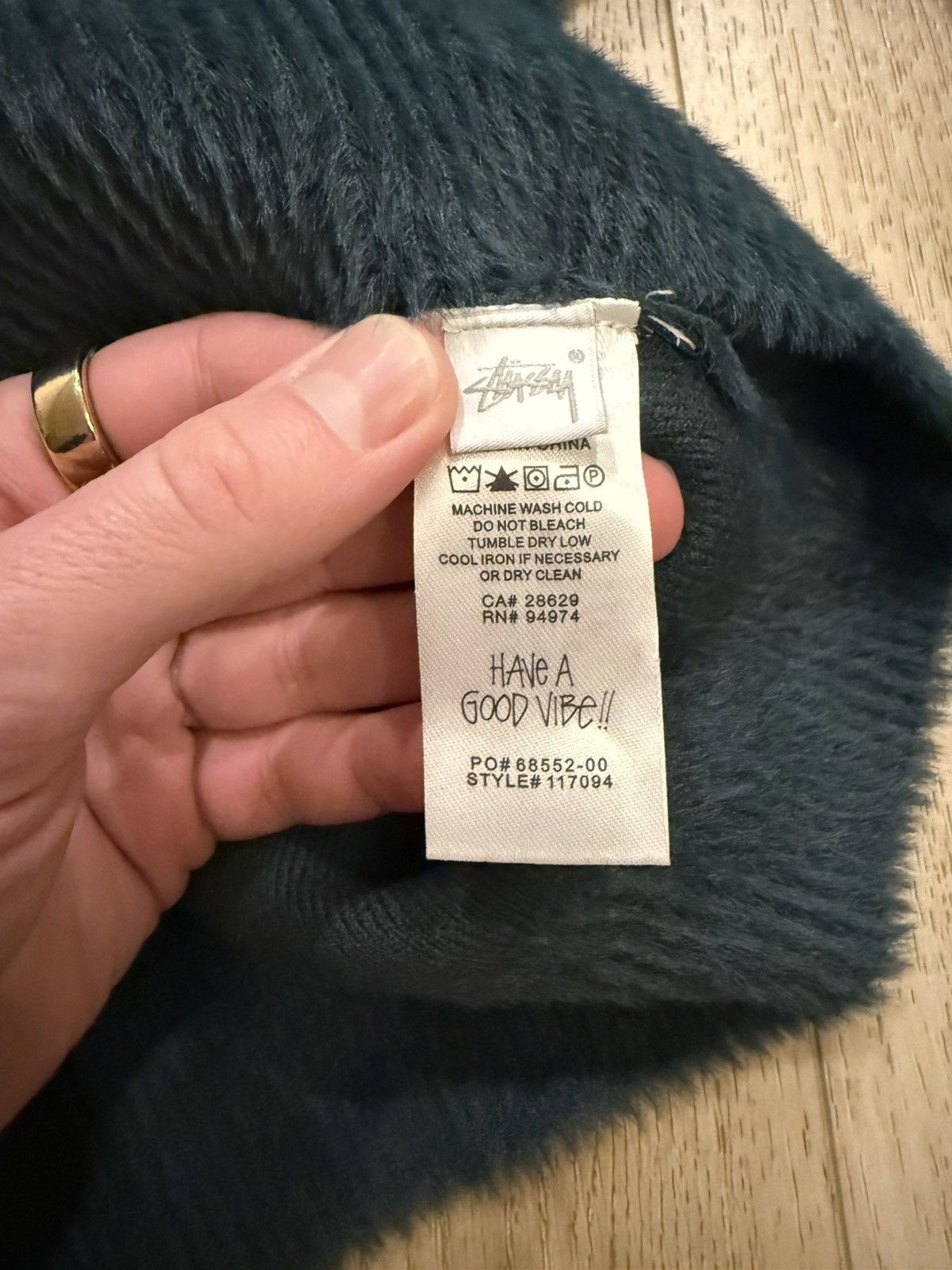 Stussy Fuzzy cardigan Size US XL / EU 56 / 4 - 4 Thumbnail
