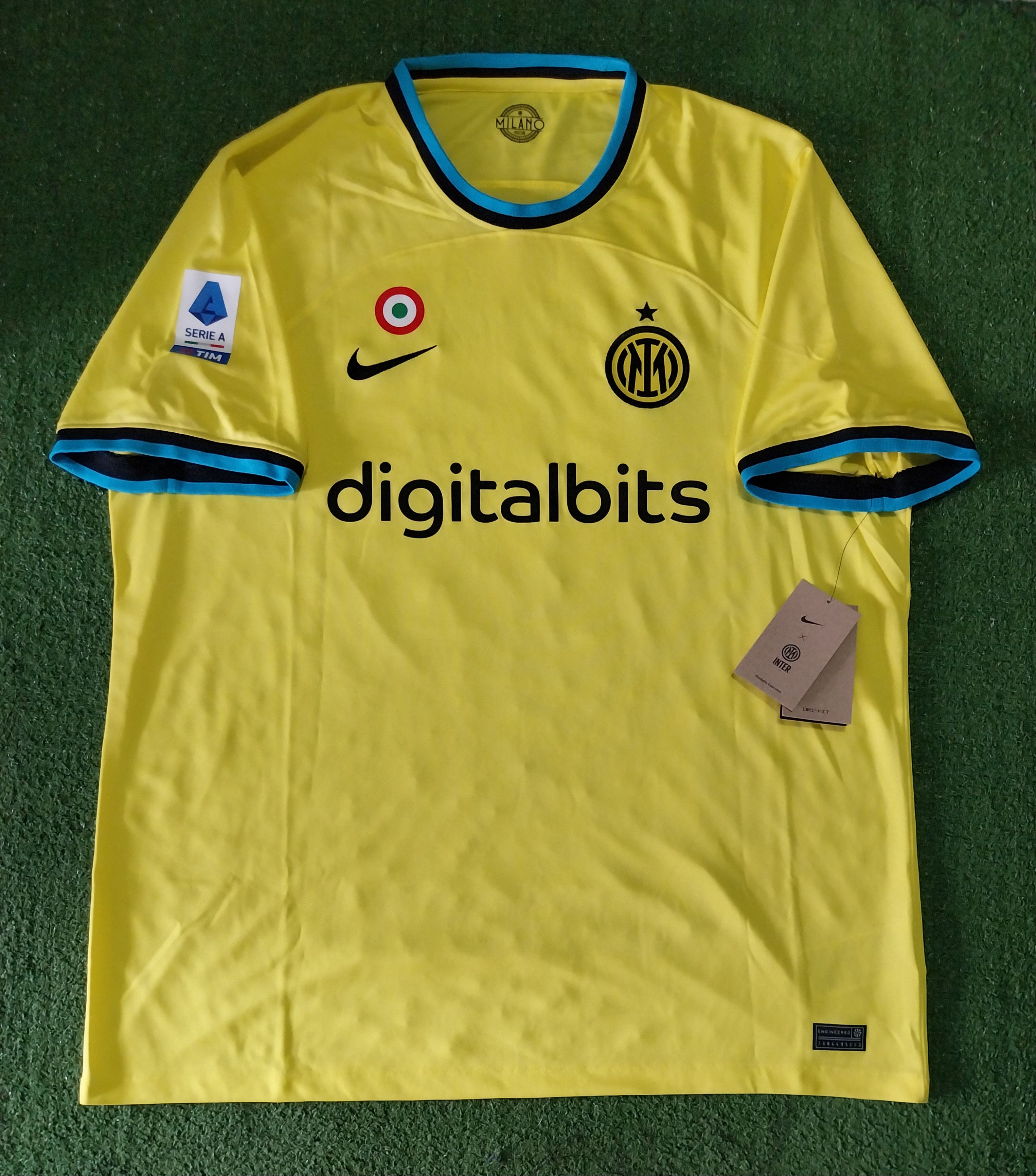 Inter milan away 2022/2023 lautaro martinez jersey football