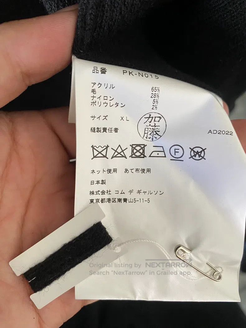 Comme des Garcons Comme Des Garcons Black Asymmetrical Knitwear Size US XL / EU 56 / 4 - 4 Thumbnail