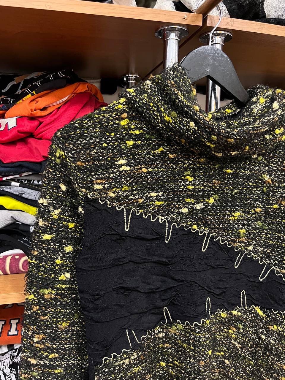 Japanese Brand Y2K Vintage Distressed Turtle Neck Sweater Size M / US 6-8 / IT 42-44 - 2 Thumbnail