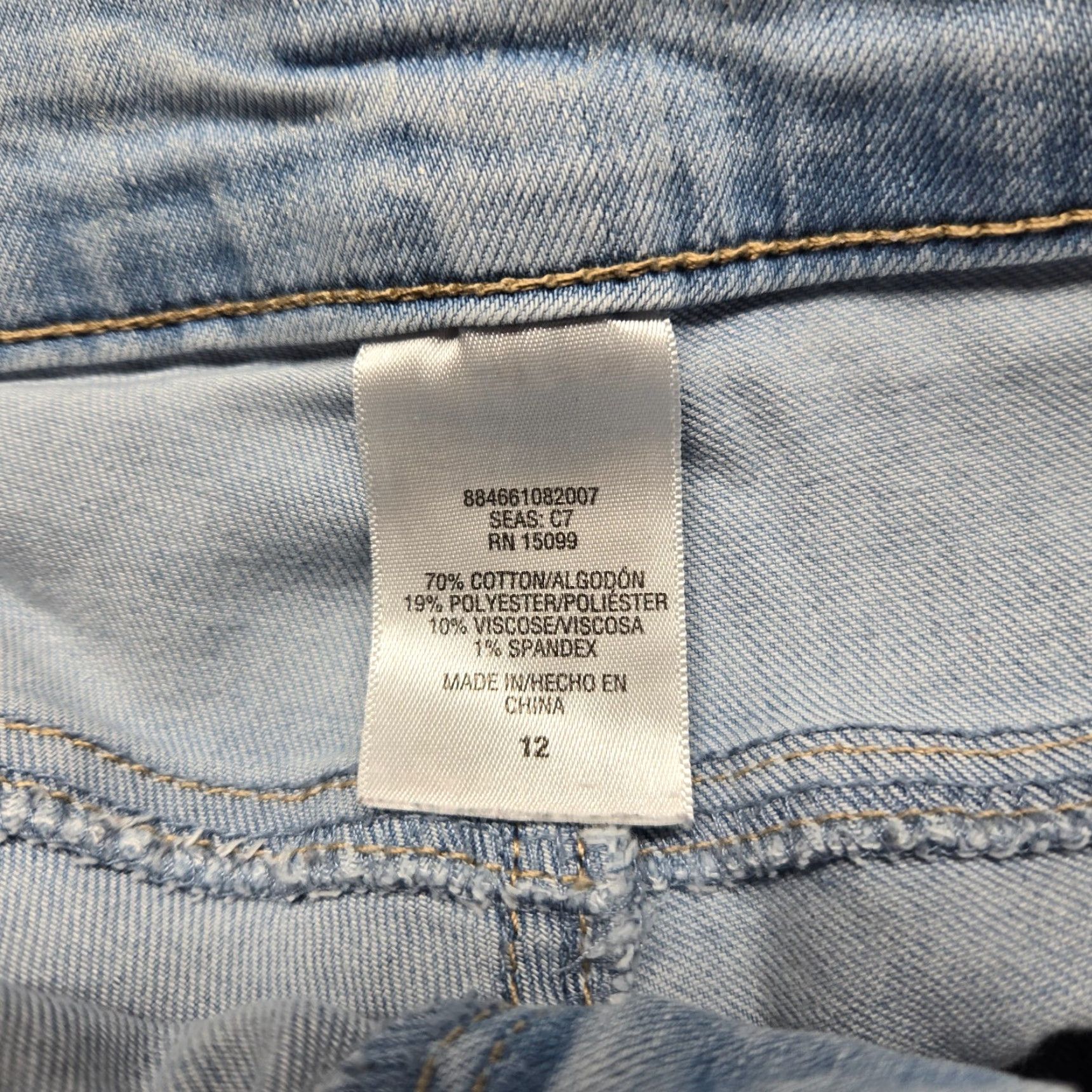 Denime Roebuck & Co. R1893 Jeans Jegging Blue 12 Women 5-Pocket Denim Pants Adult Regular Mid Rise Casual Size 34" / US 12 / IT 48 - 3 Thumbnail