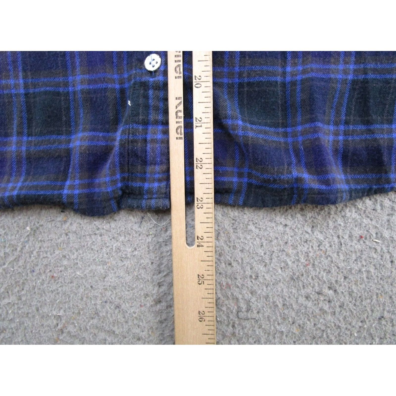 Rag & Bone RAG & BONE Blue Plaid Flannel Button-Down Long Sleeve Shirt S Women Pocket Front Button-Up Casual Vintage: No 100% Cotton, Regular Fit Size S / US 4 / IT 40 - 6 Thumbnail