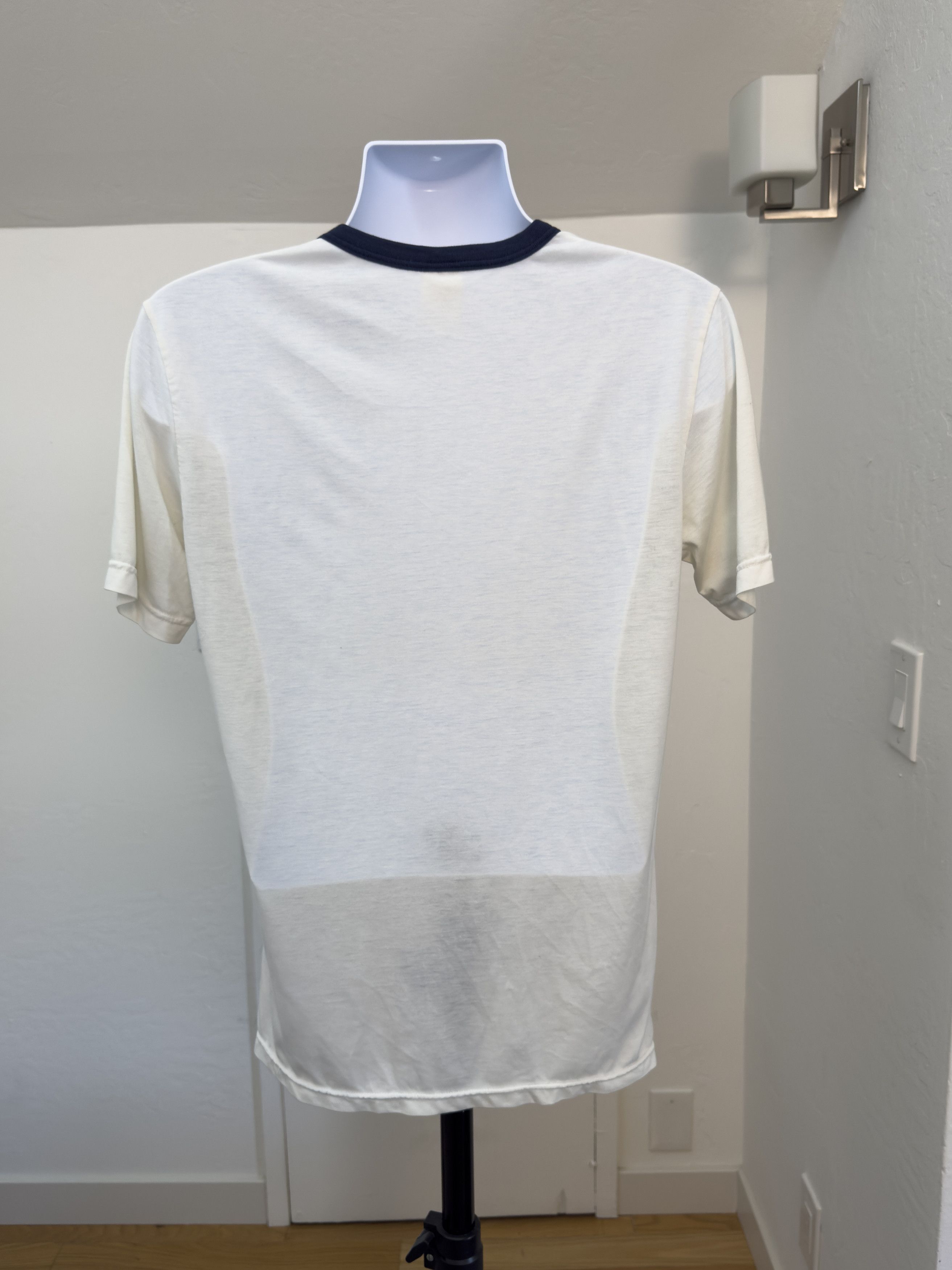 Adidas Vintage Adidas USA Ringer T-Shirt White/Navy/Red Size US L / EU 52-54 / 3 - 3 Thumbnail