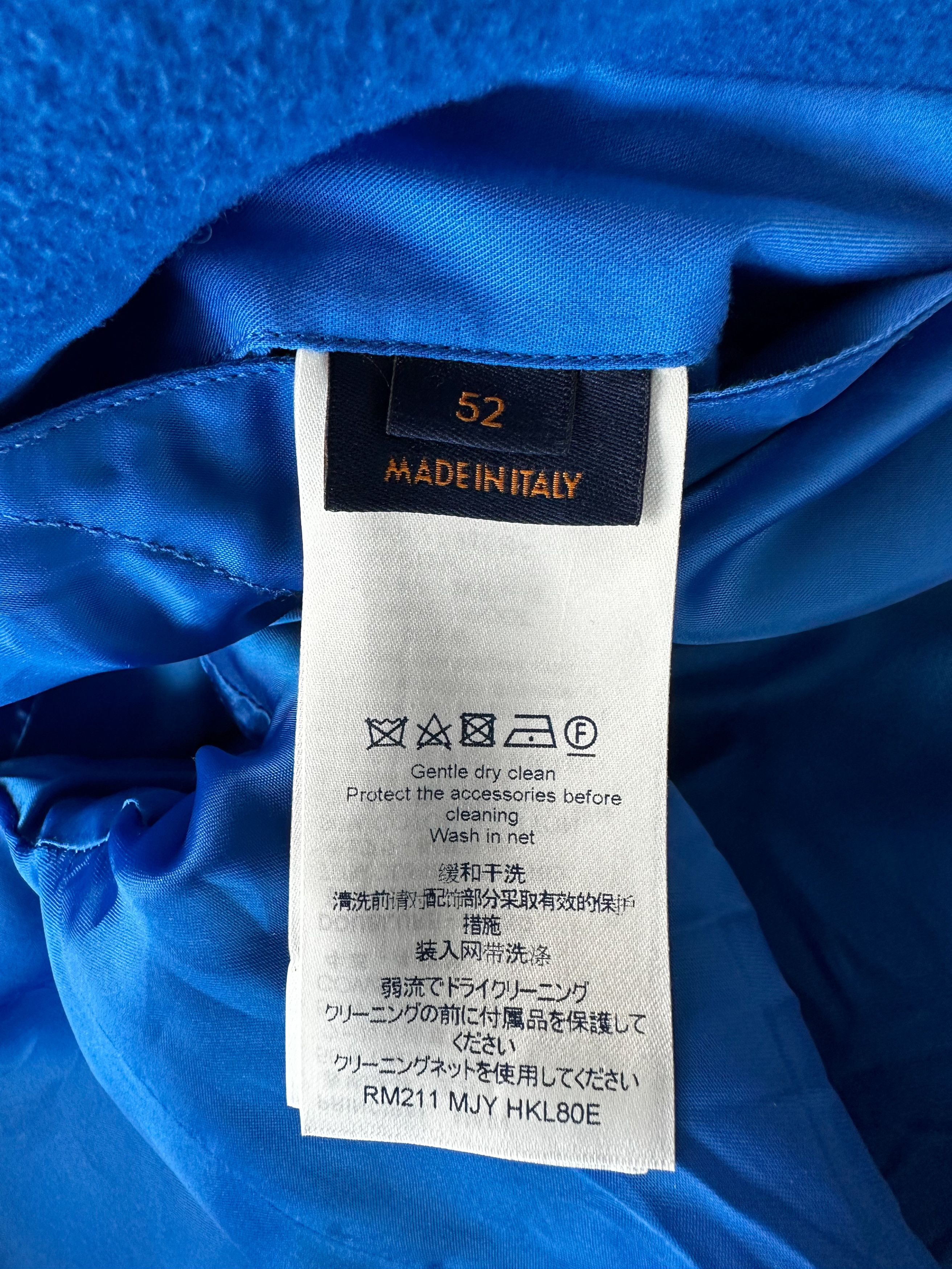 Louis Vuitton Louis Vuitton Blue & White Puppet Varsity Size US XL / EU 56 / 4 - 4 Thumbnail