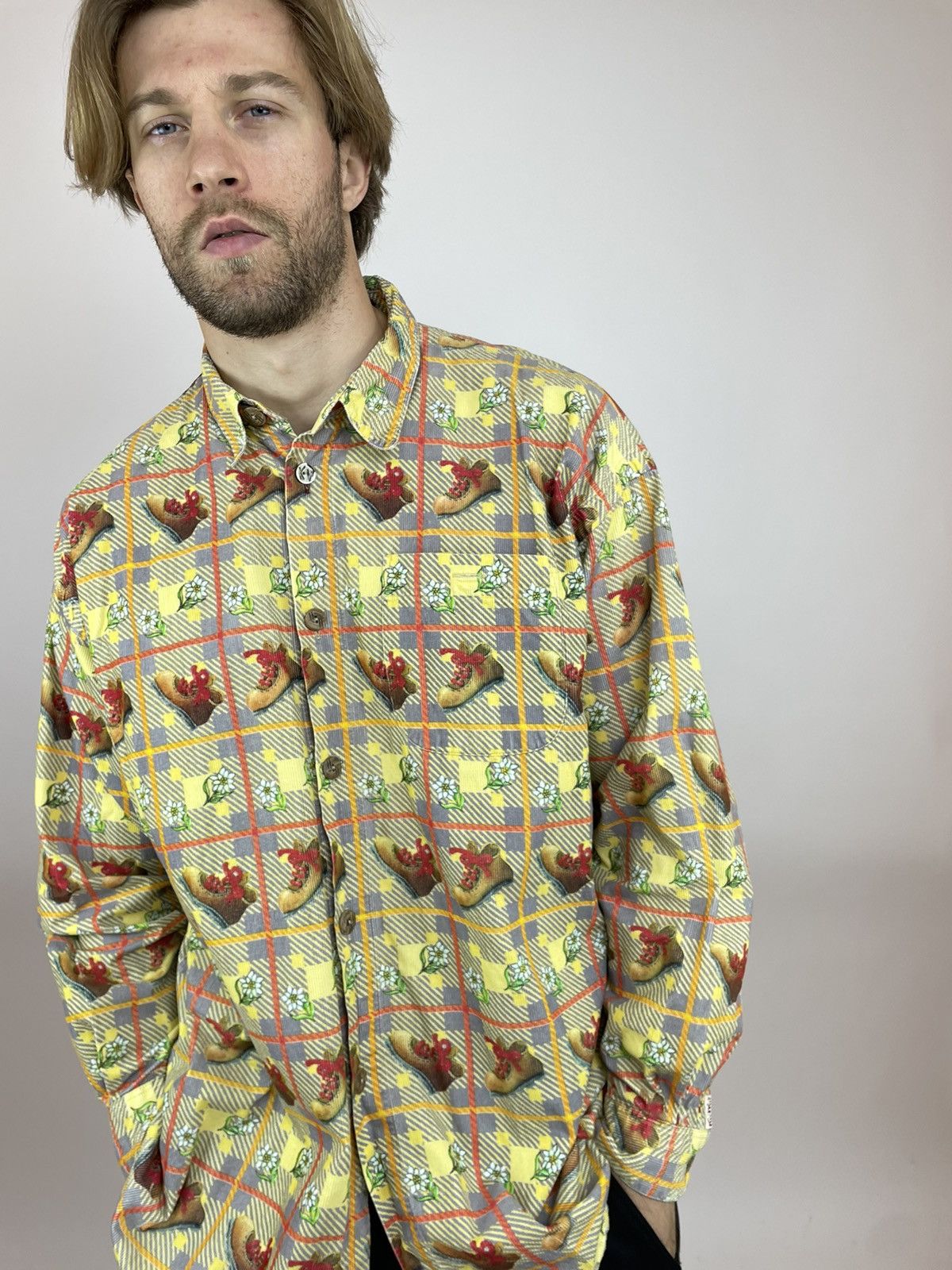 Japanese Brand × Vintage Key West Plaid shirt long sleeve Vintage Mens size Large Size US L / EU 52-54 / 3 - 2 Thumbnail