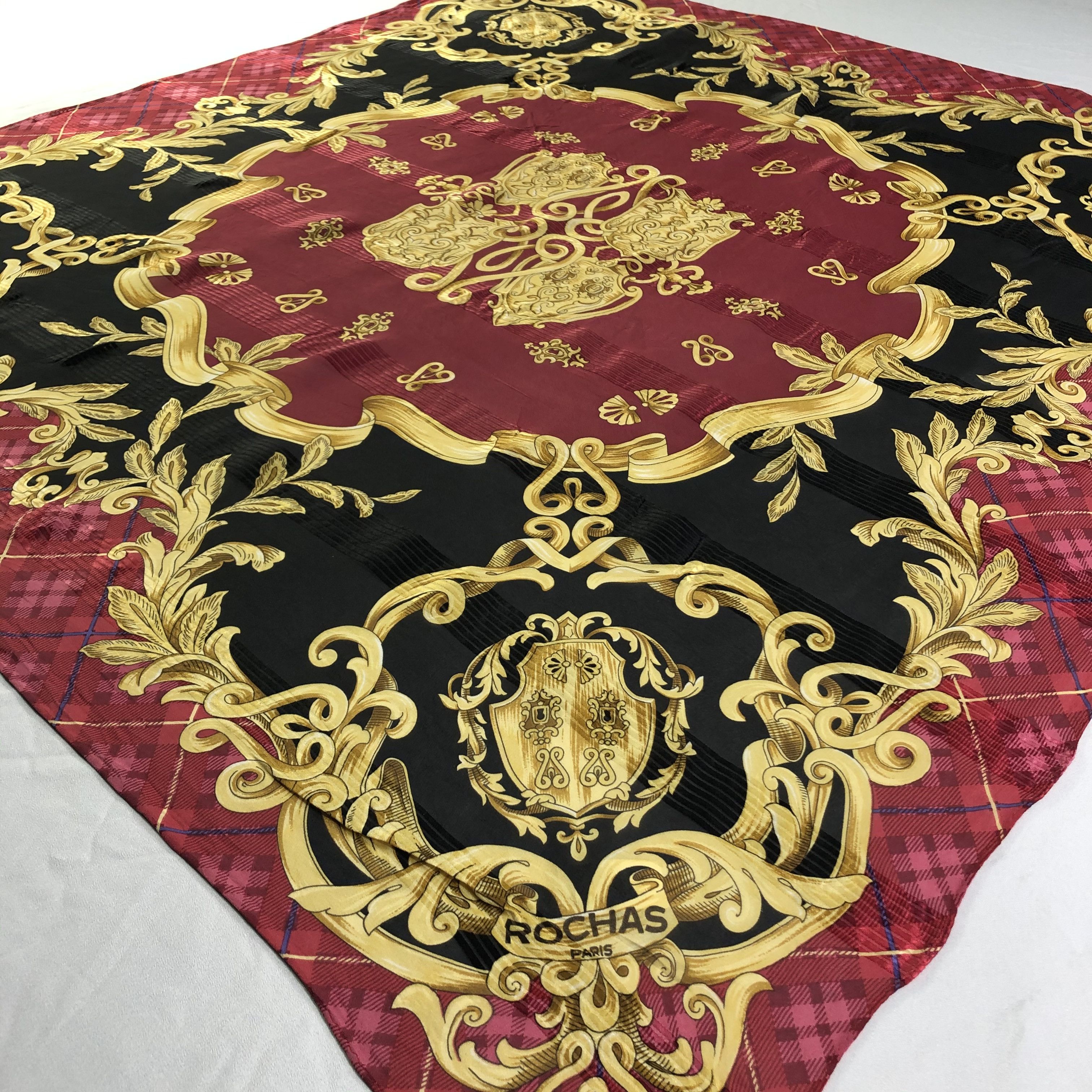Vintage Vintage Rochas Silk Scarf Size ONE SIZE - 4 Thumbnail