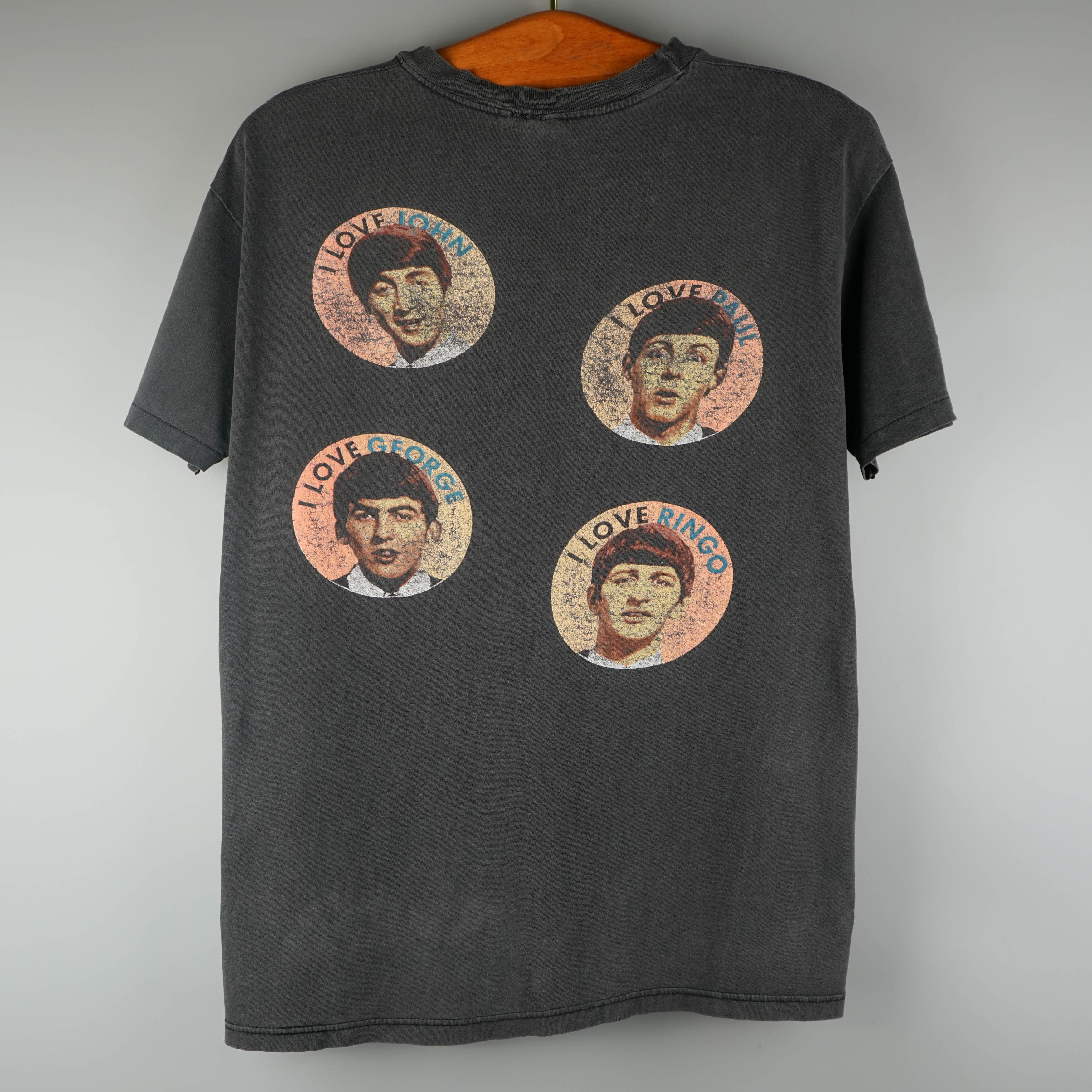 Band Tees × Vintage Vintage 1990s The Beatles T-Shirt Single Stitch Size US M / EU 48-50 / 2 - 8 Thumbnail