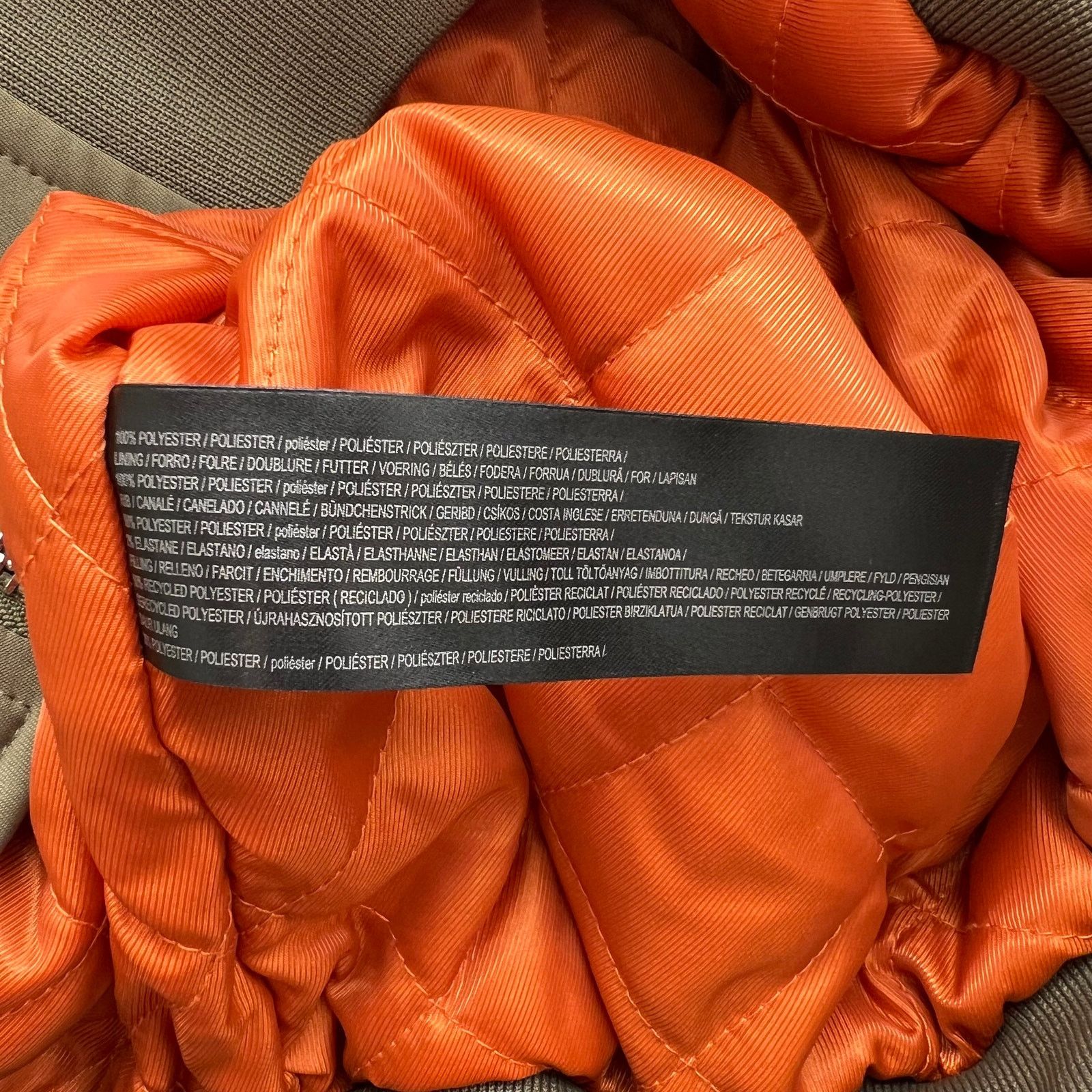 Mango MNG Khaki Oversized Bomber Jacket, S SRP: $130 Size S / US 4 / IT 40 - 10 Thumbnail