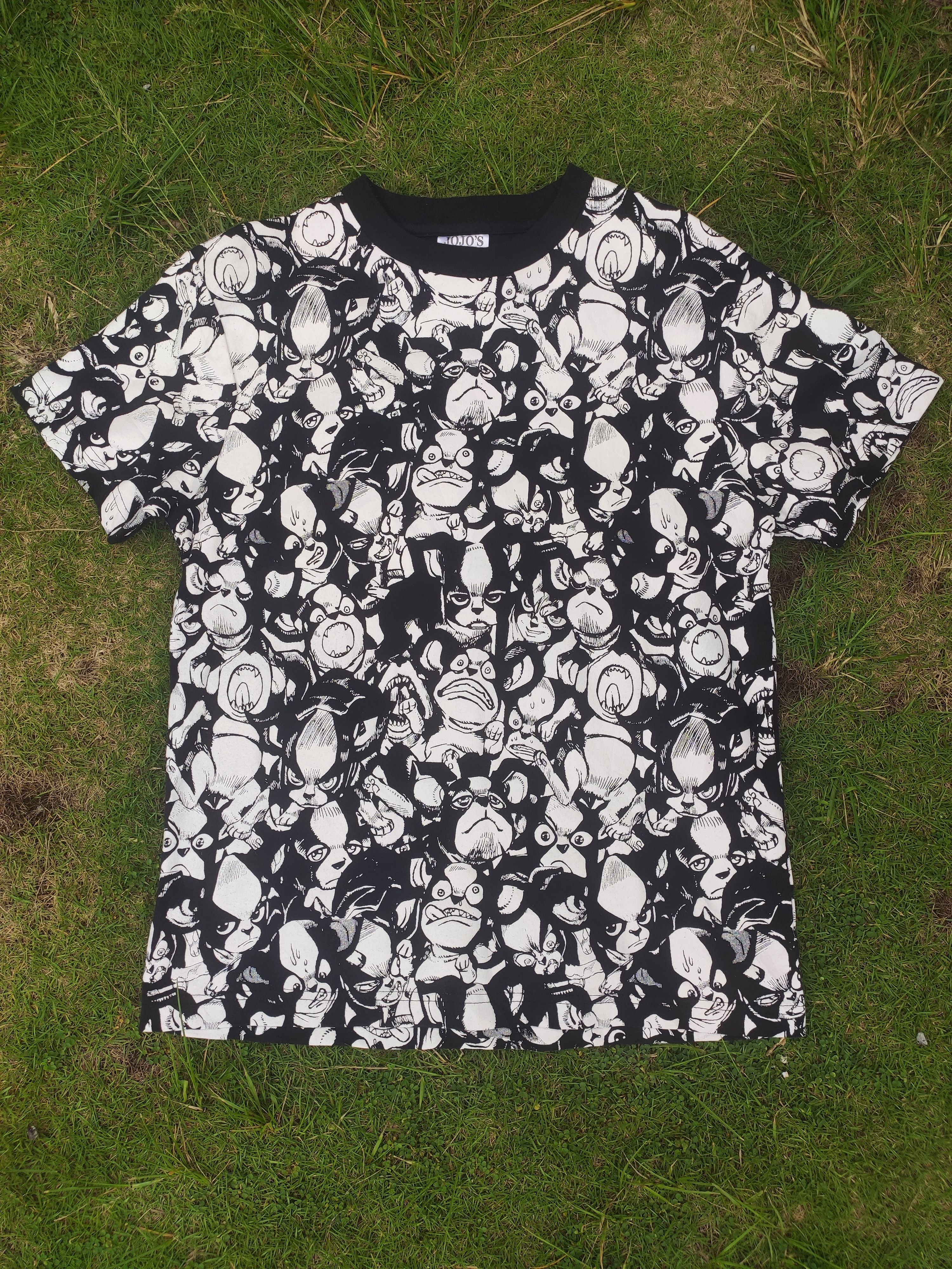 Anime × Japanese Brand × Vintage Jojo's Bizarre Adventure Overprinted Tee Size US S / EU 44-46 / 1 - 1 Thumbnail