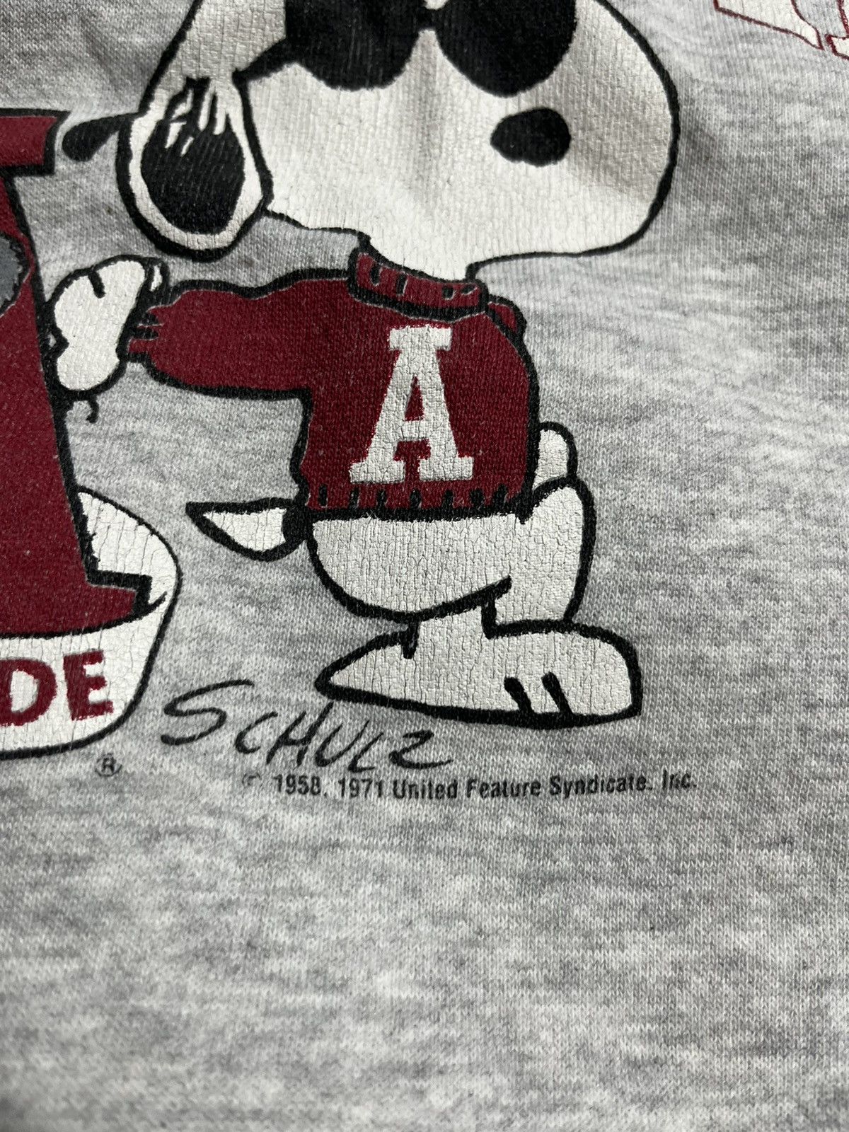 NFL VINTAGE ALABAMA SNOOPY 1971 COTTON SWEATSHIRT MADE IN USA Size US L / EU 52-54 / 3 - 3 Thumbnail
