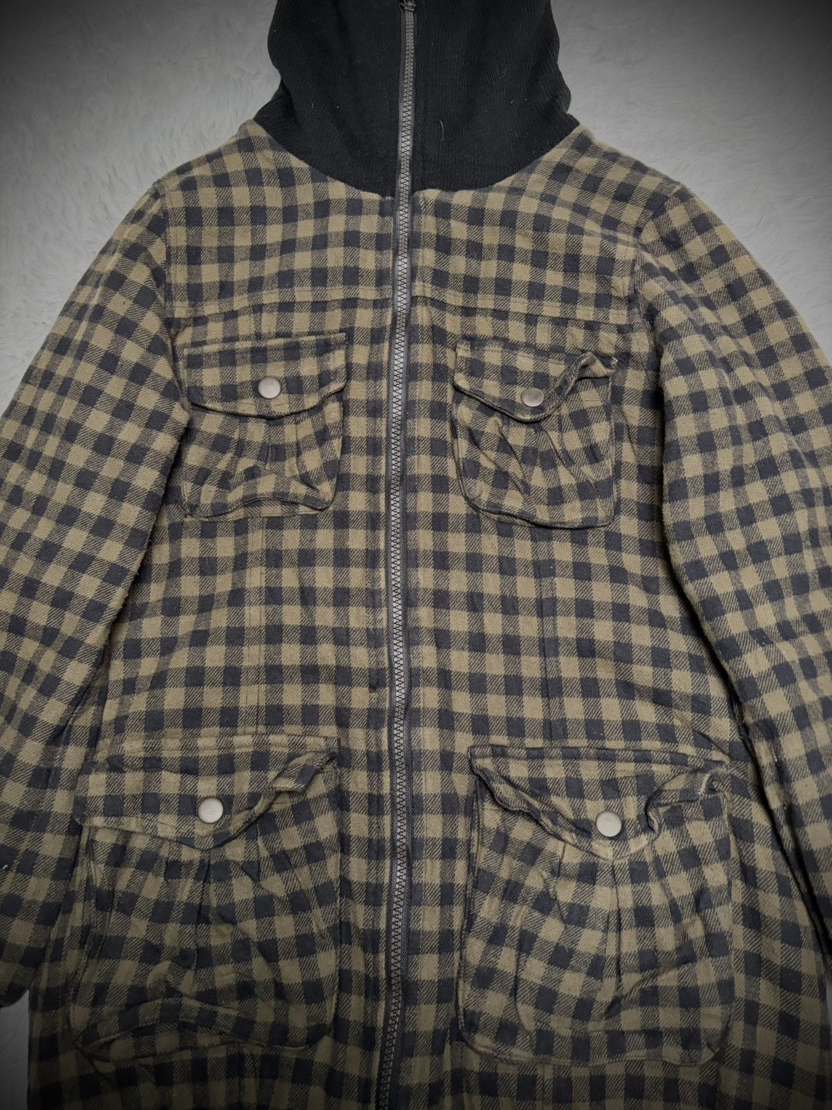 Japanese Brand 2000s Vkei Japanese Brand high collar jacket Size US M / EU 48-50 / 2 - 2 Thumbnail