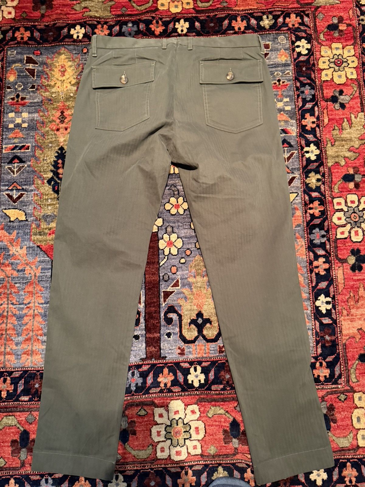 Proper Cloth Proper Cloth Thyme Herringbone Canvas Fatigue Pant Size US 35 - 3 Thumbnail