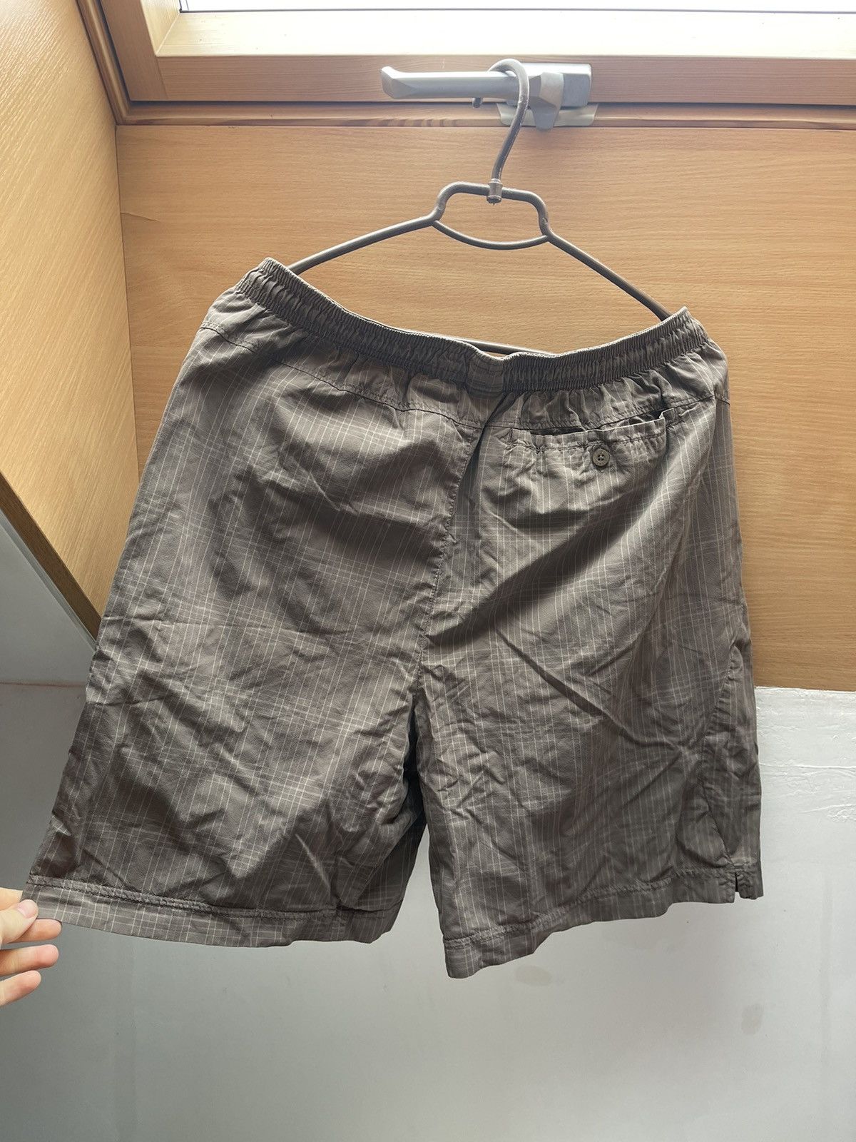 Nike × Vintage 90's NIKE SWOOSH LOGO Y2K RARE RETRO SHORTS VINTAGE Size US 34 / EU 50 - 4 Thumbnail