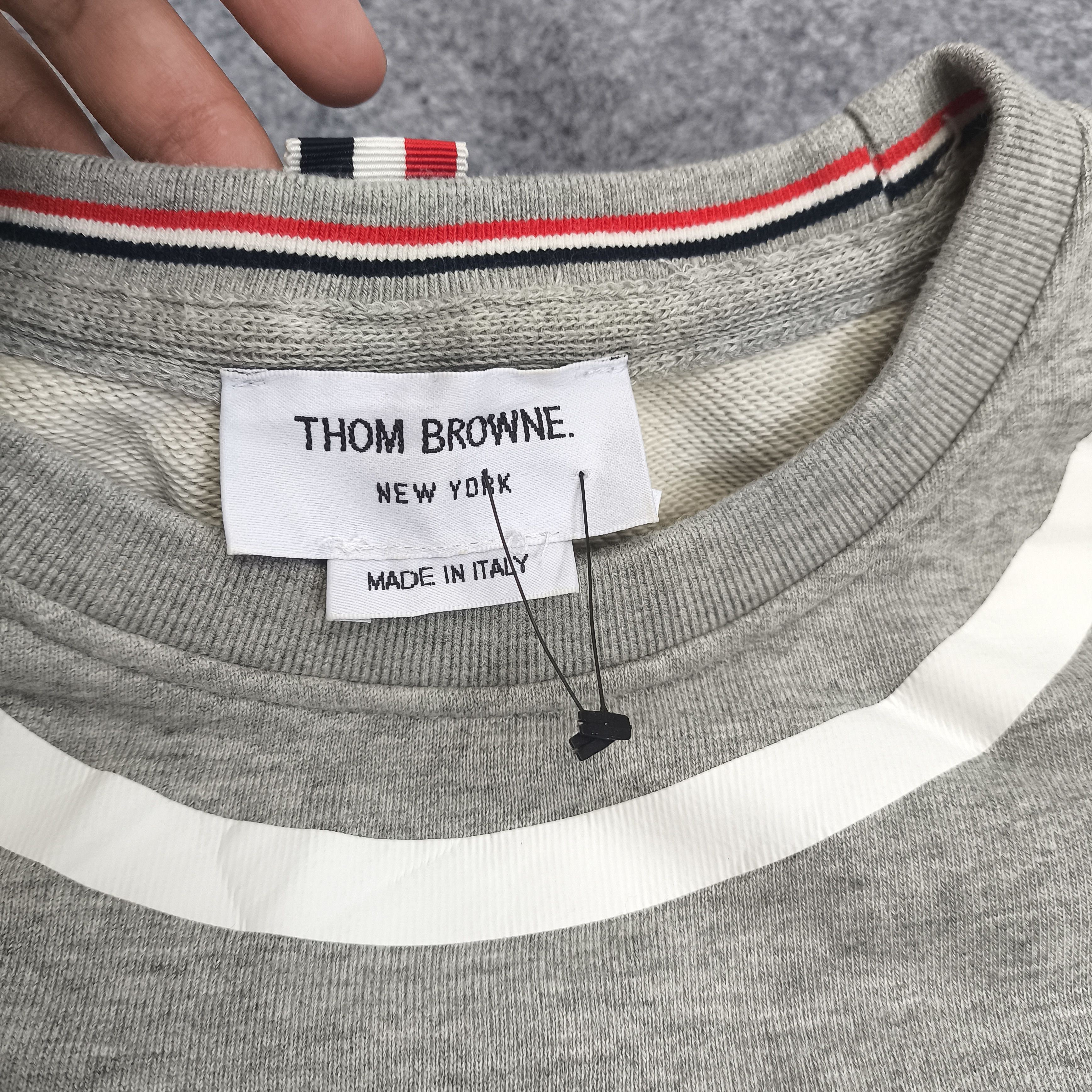 Thom Browne Thom browne reflective pull over sweatshirt crewneck Size M / US 6-8 / IT 42-44 - 6 Thumbnail