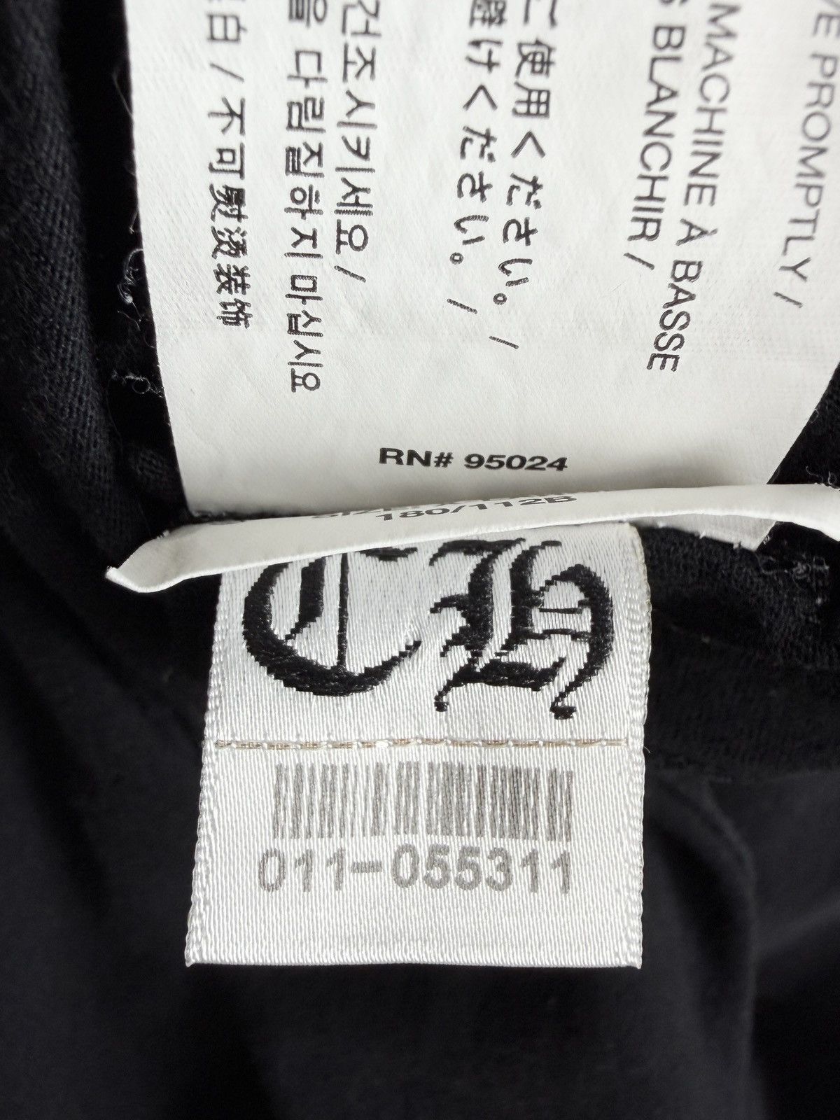 Chrome Hearts Chrome Hearts Shuriken Ninja Star Scroll Logo V Neck Tshirt Size US XL / EU 56 / 4 - 11 Thumbnail