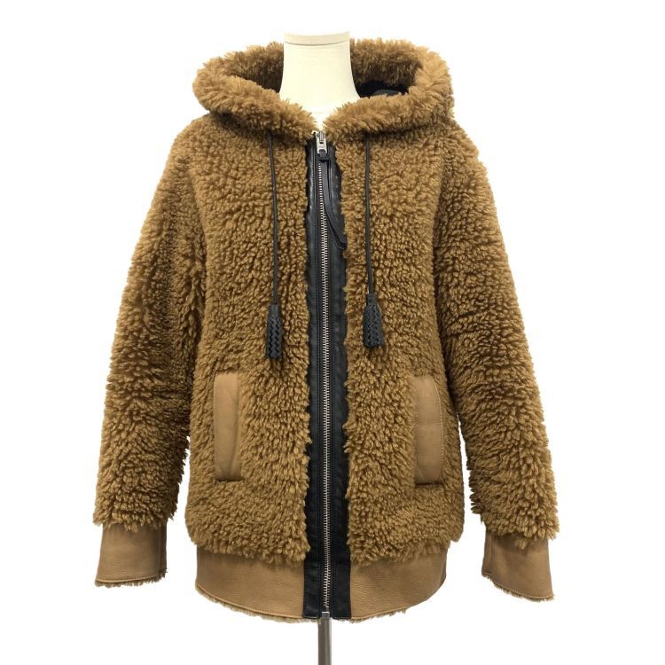 Coach Coach Brown Faux Fur Hooded Jacket XS Size XS / US 0-2 / IT 36-38 - 1 Thumbnail