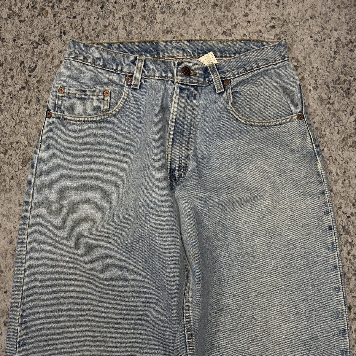 Levi's 90s Levi’s 560 Light Wash Jeans USA ERD Grunge Chrome Size US 31 - 3 Thumbnail